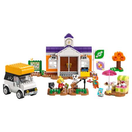 Конструктор LEGO Animal Crossing Концерт КК в Плазе 550 дет.