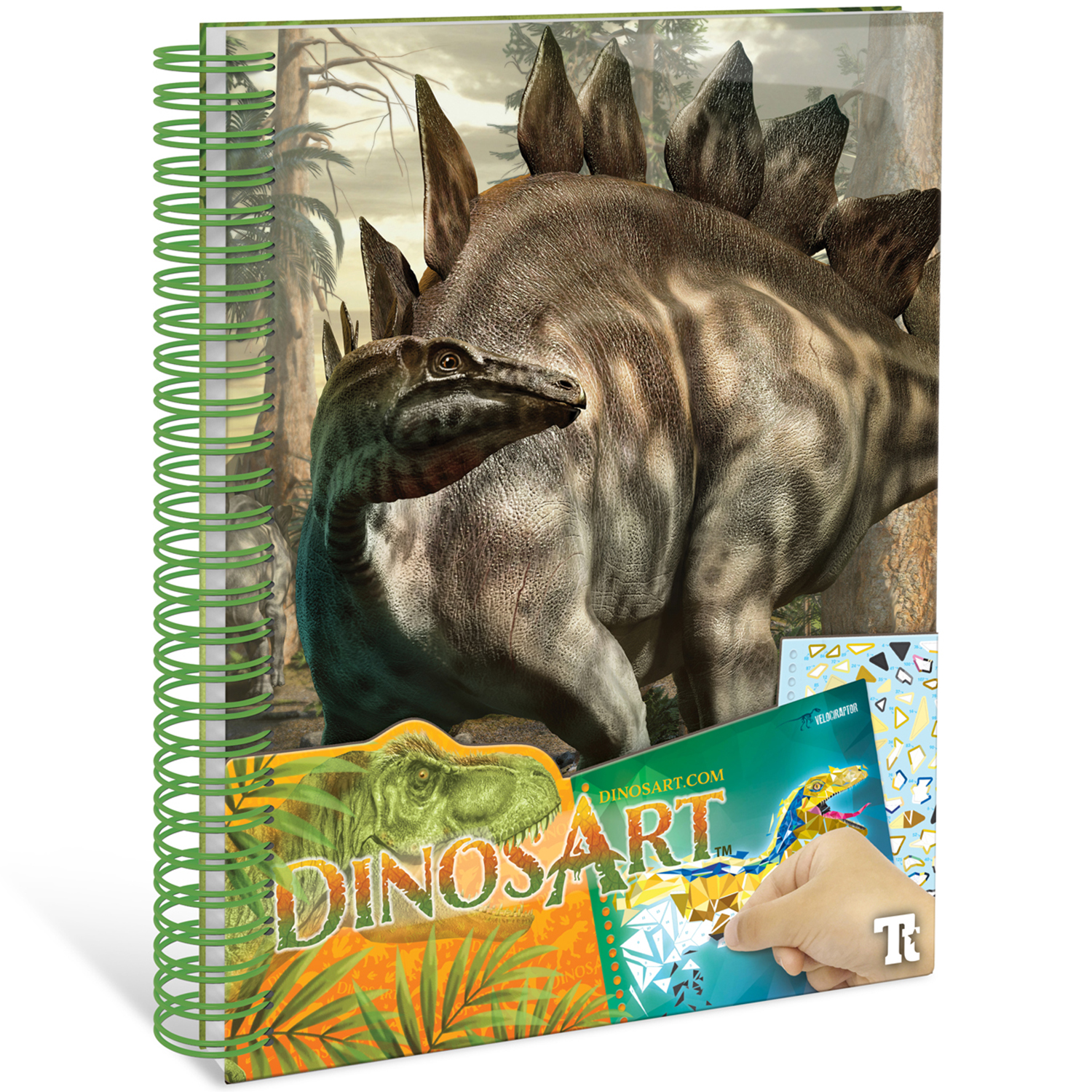Набор для творчества DinosArt аппликация - фото 1