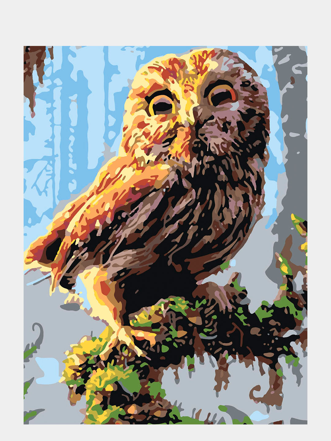 Картина по номерам Selfica Добрая сова - фото 1