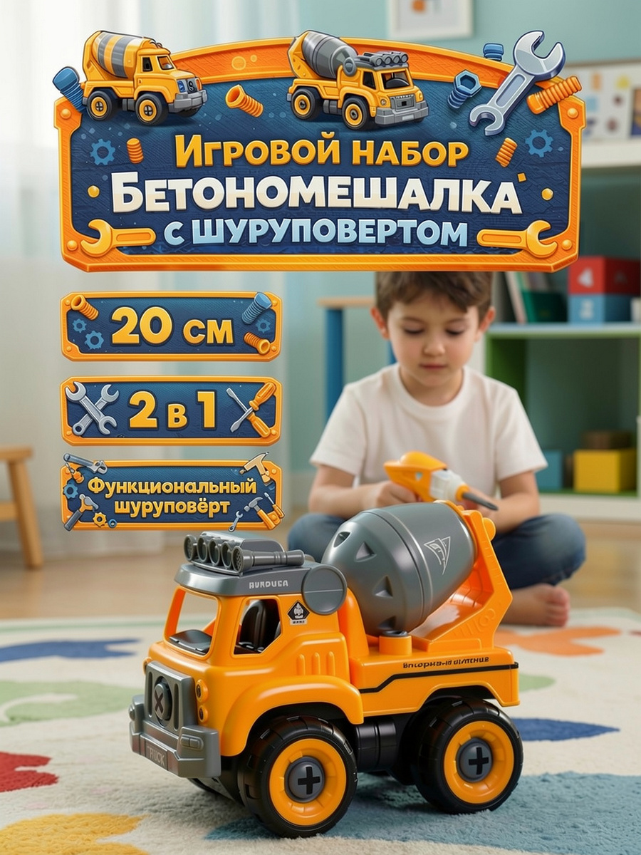 Конструктор Lei Meng Машинка - фото 1
