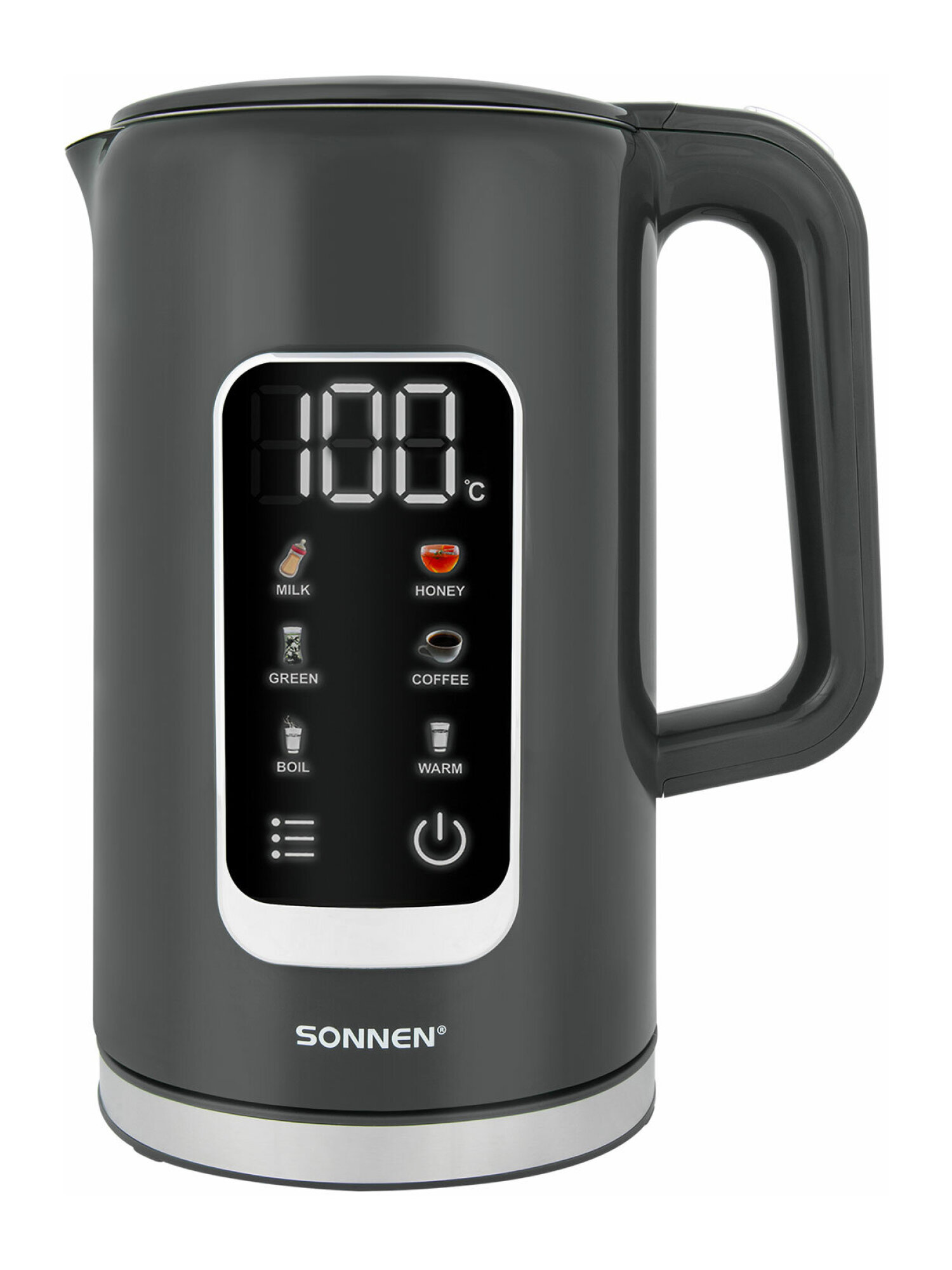 Чайник электрический Sonnen 1,7 л с терморегулятором и дисплеем - фото 7