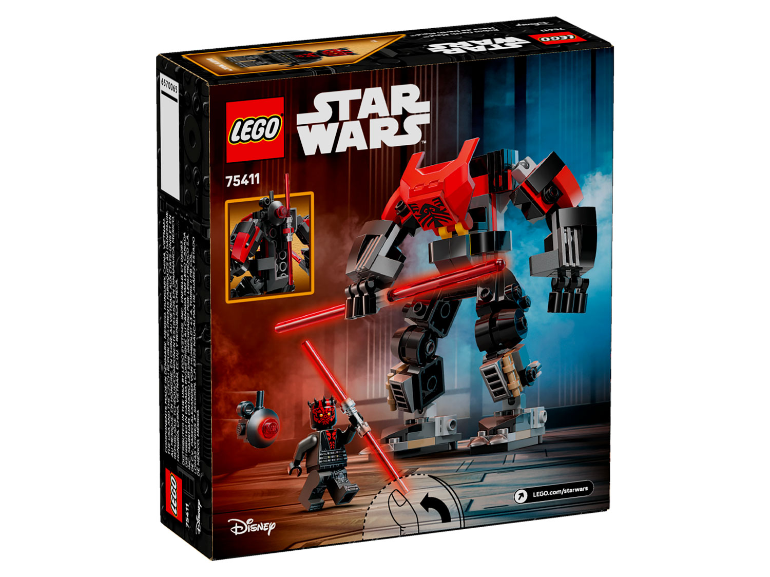 Конструктор LEGO Star Wars Робот Дарта Мола 143 дет. - фото 6