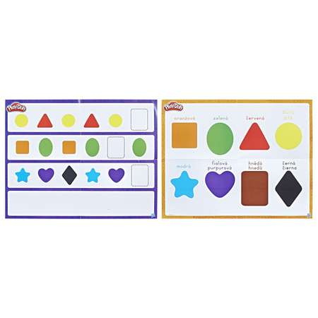 Пластилин Play-Doh Цвета и формы
