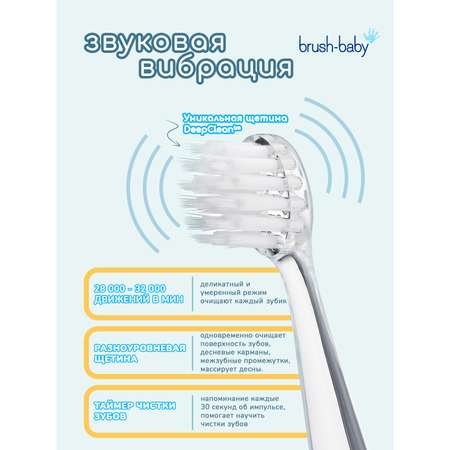 Зубная щетка электрическая Brush-Baby от 0 лет
