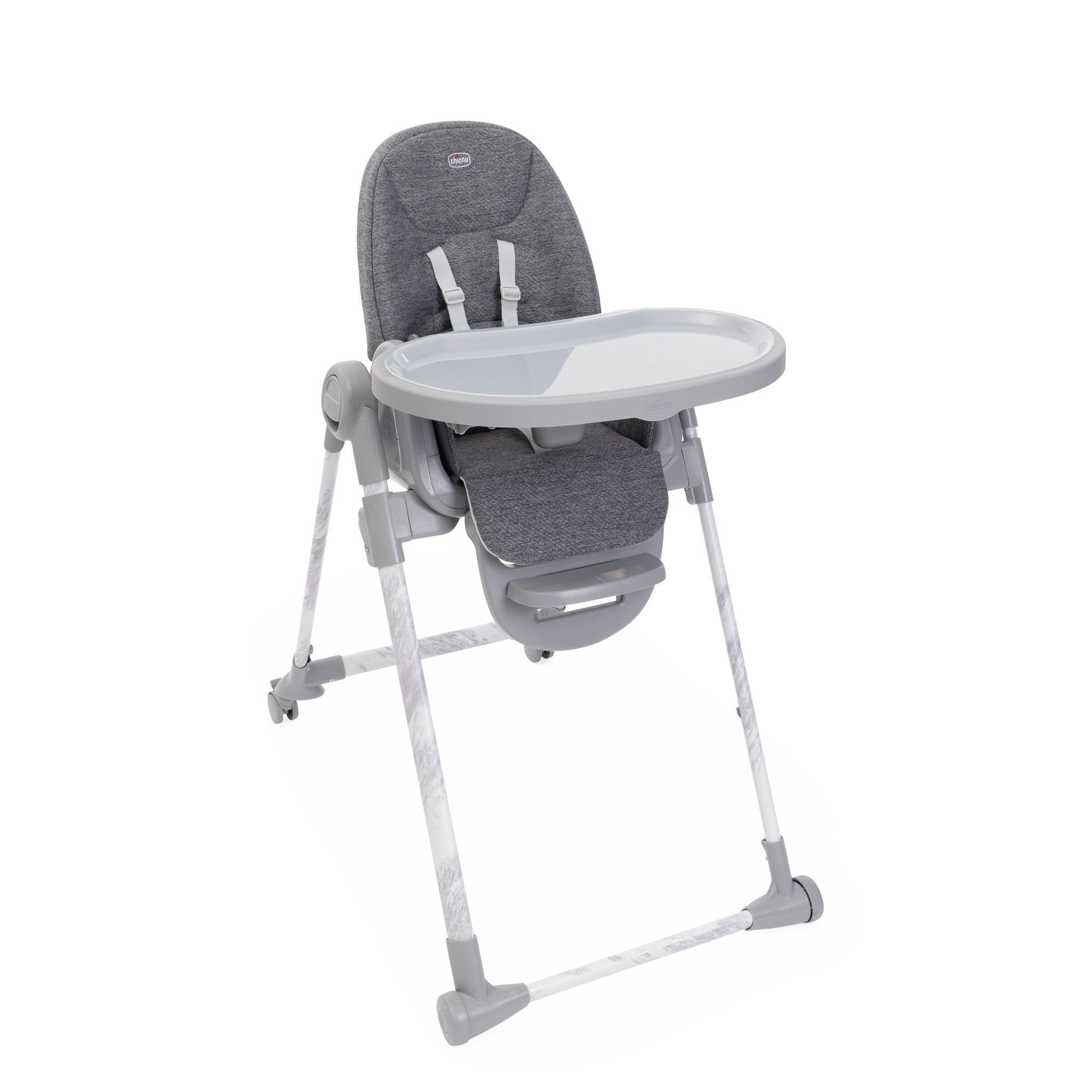 Стульчик для кормления Chicco серый - фото 19