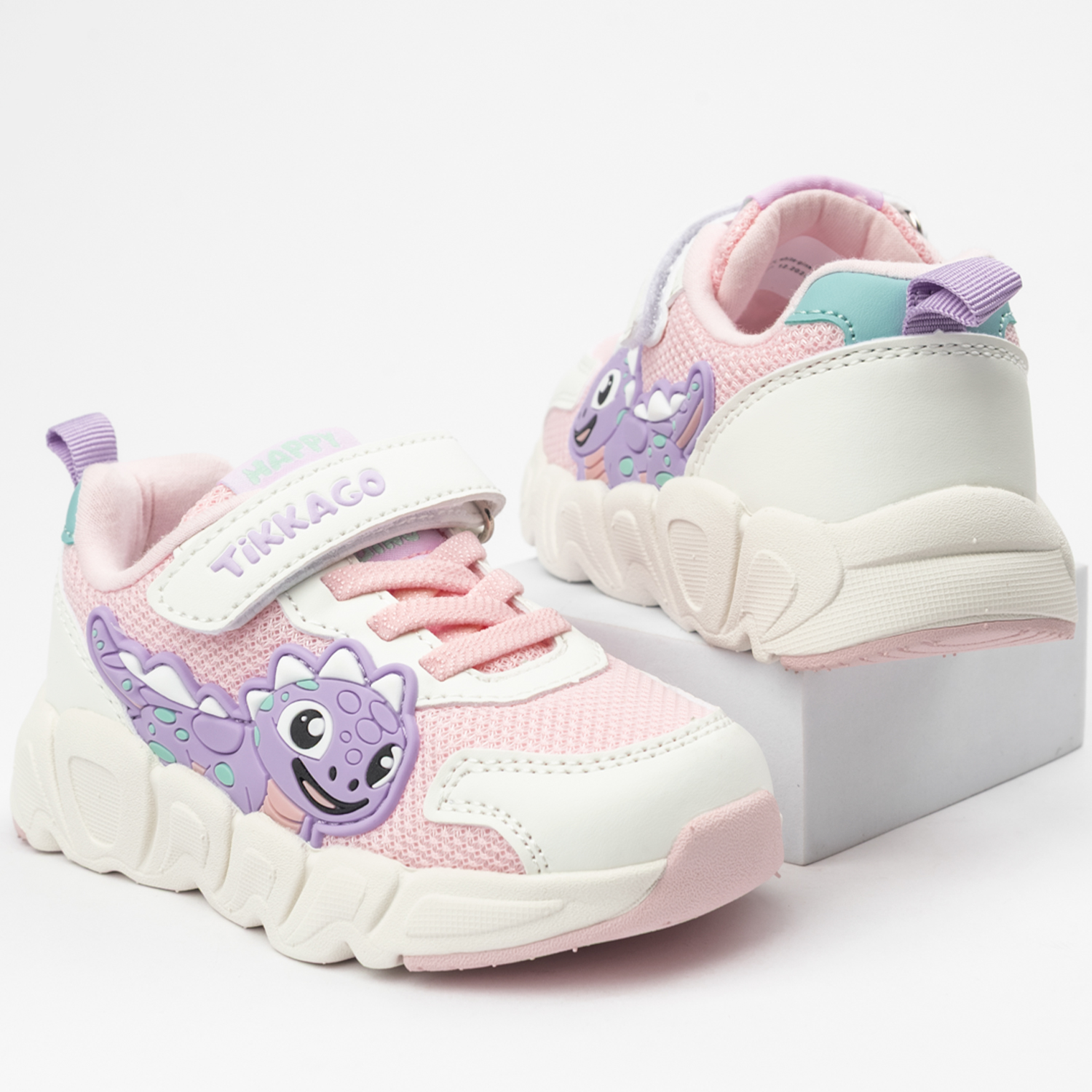 Кроссовки TikkaGo 4E01_2574_white-pink - фото 2