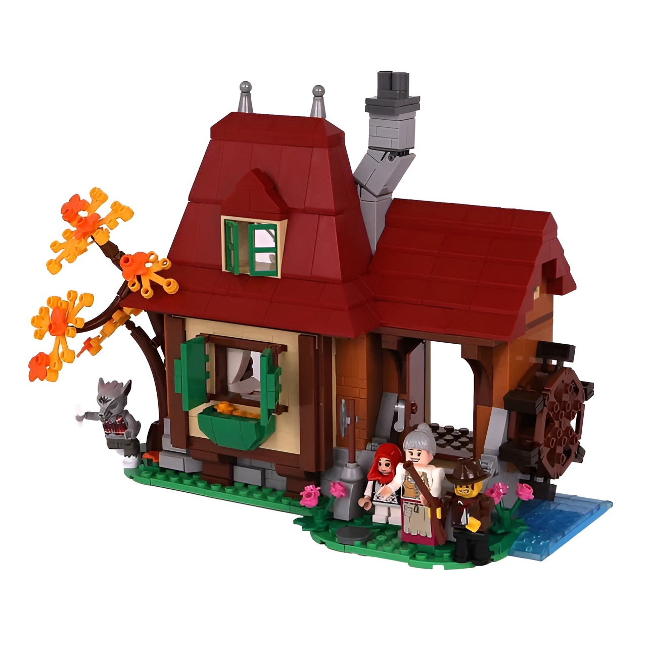 Конструктор brick labs Красная шапочка из мини-блоков 741 дет. - фото 3