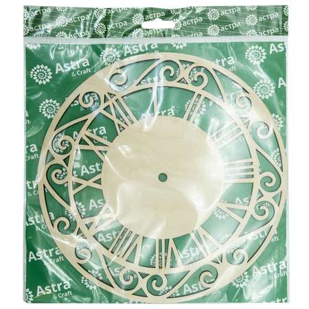Деревянная заготовка Astra and Craft циферблат Римский 24*24см