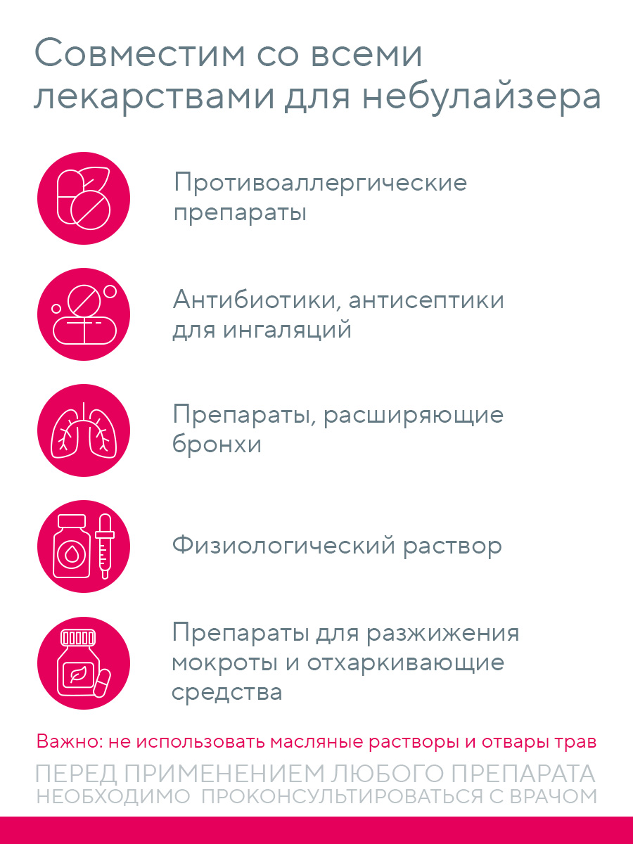 Ингалятор MED-130 B.Well MED-130 - фото 10