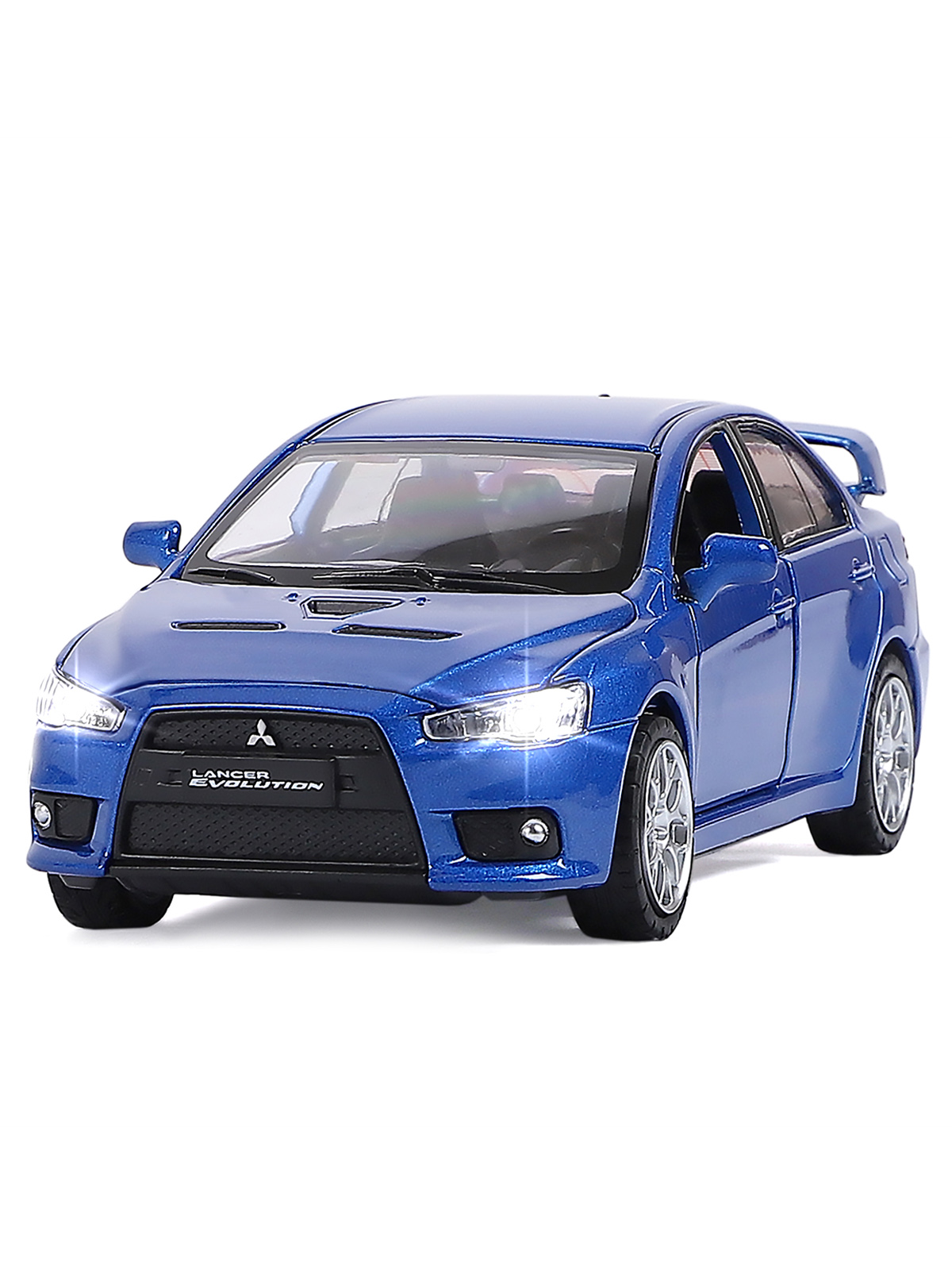 Автомобиль АВТОпанорама Mitsubishi Lancer Evolution 1:32 JB1251330 - фото 11
