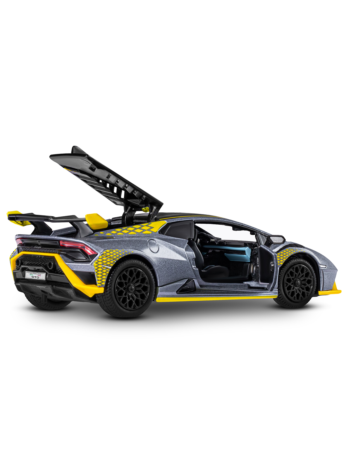 Автомобиль АВТОпанорама Lamborghini Huracan STO 1:24 JB1251759 - фото 26
