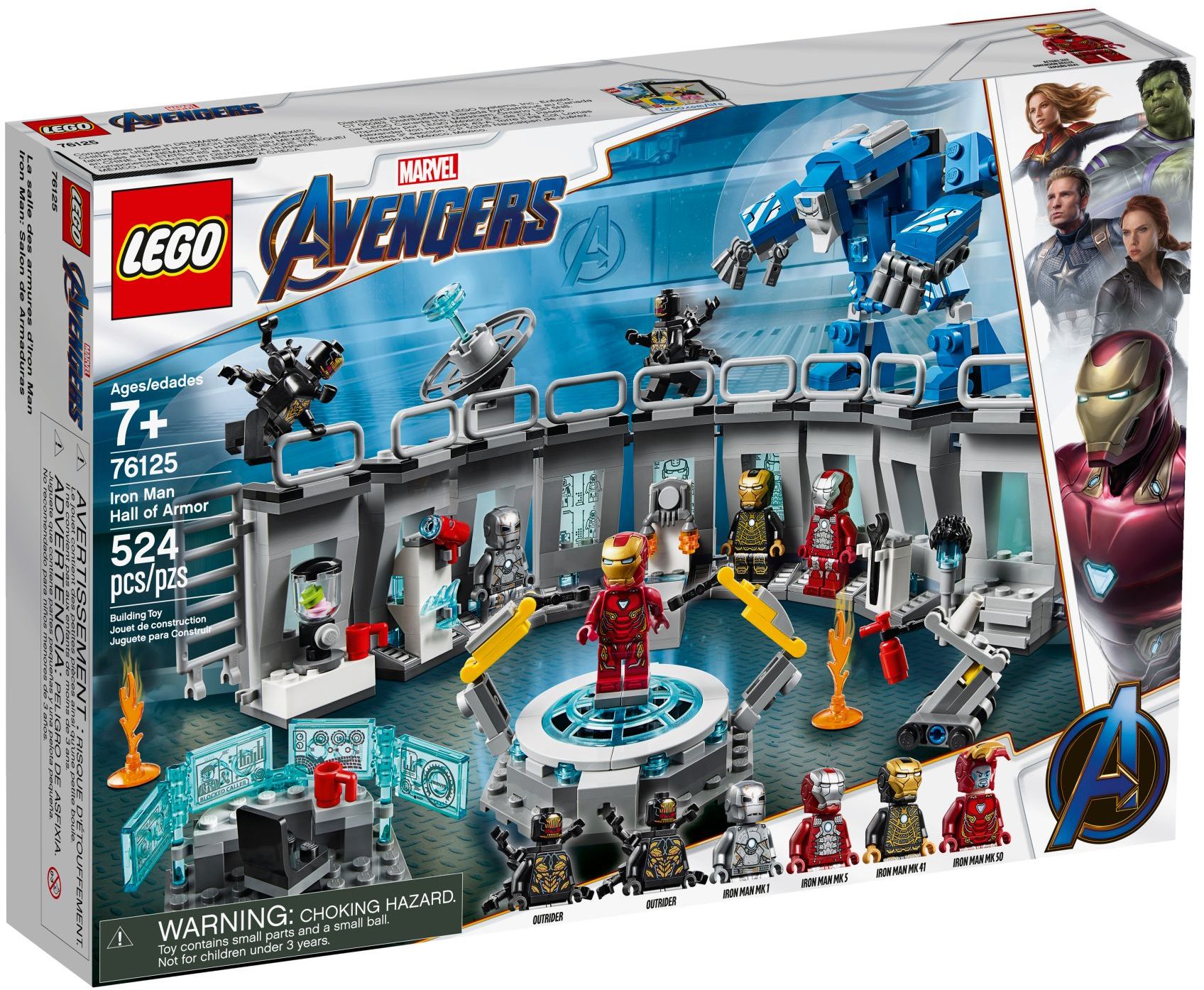 Изображение товара LEGO Marvel Super Heroes Лаборатория Железного человека 76125 152 детали