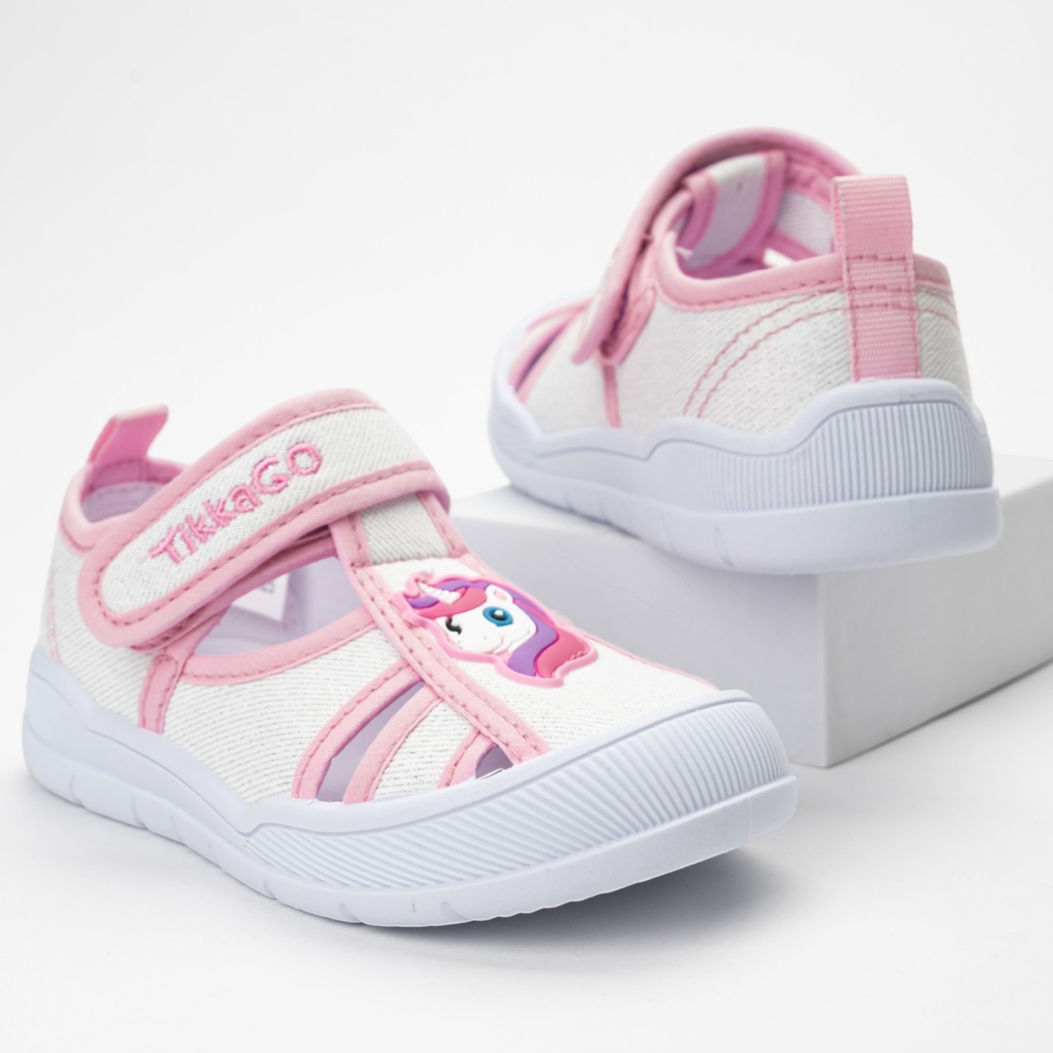 Сандалии TikkaGo 4J25_25422_white-pink - фото 2