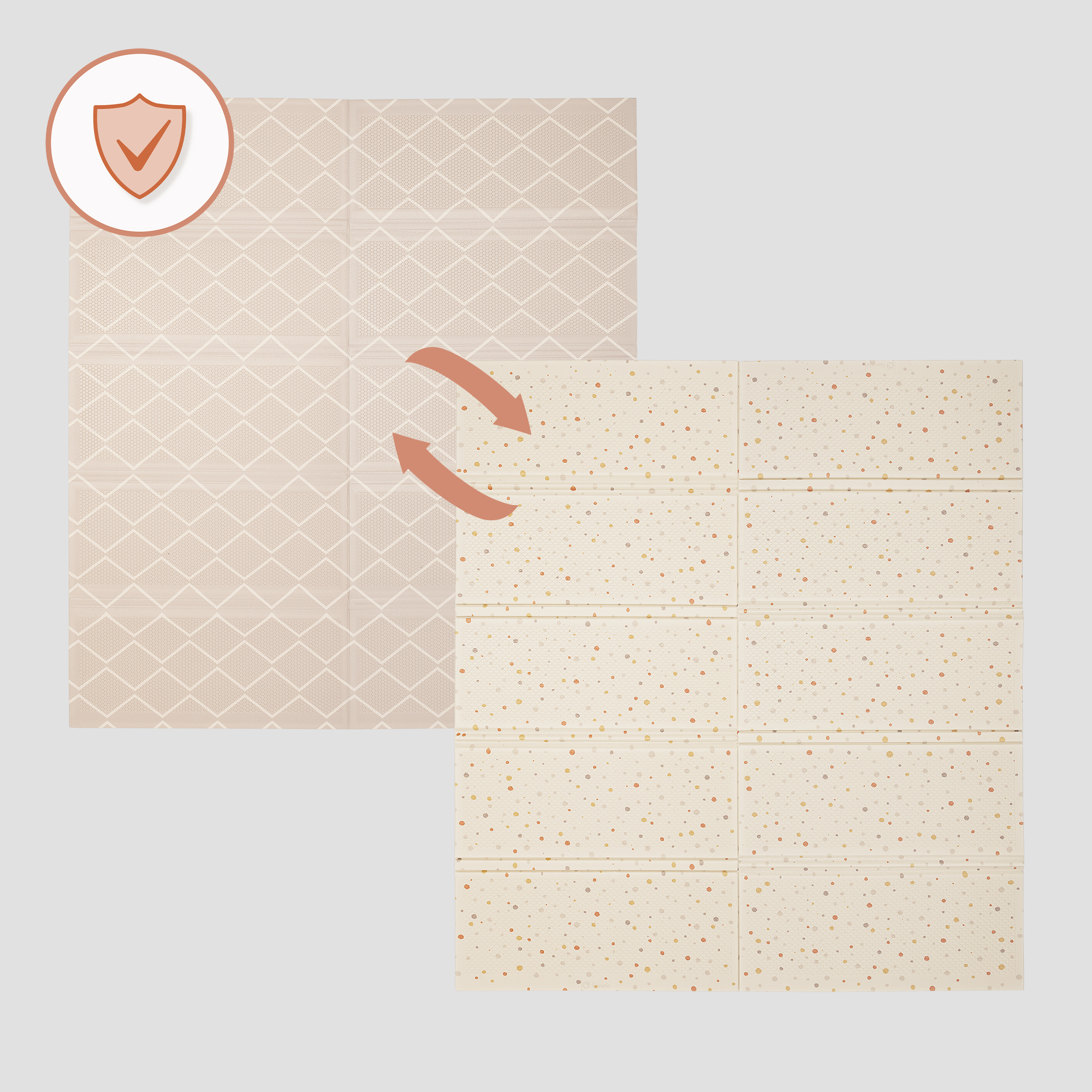 Детский складной коврик Lionelo Zora 180 x 201 см - фото 3