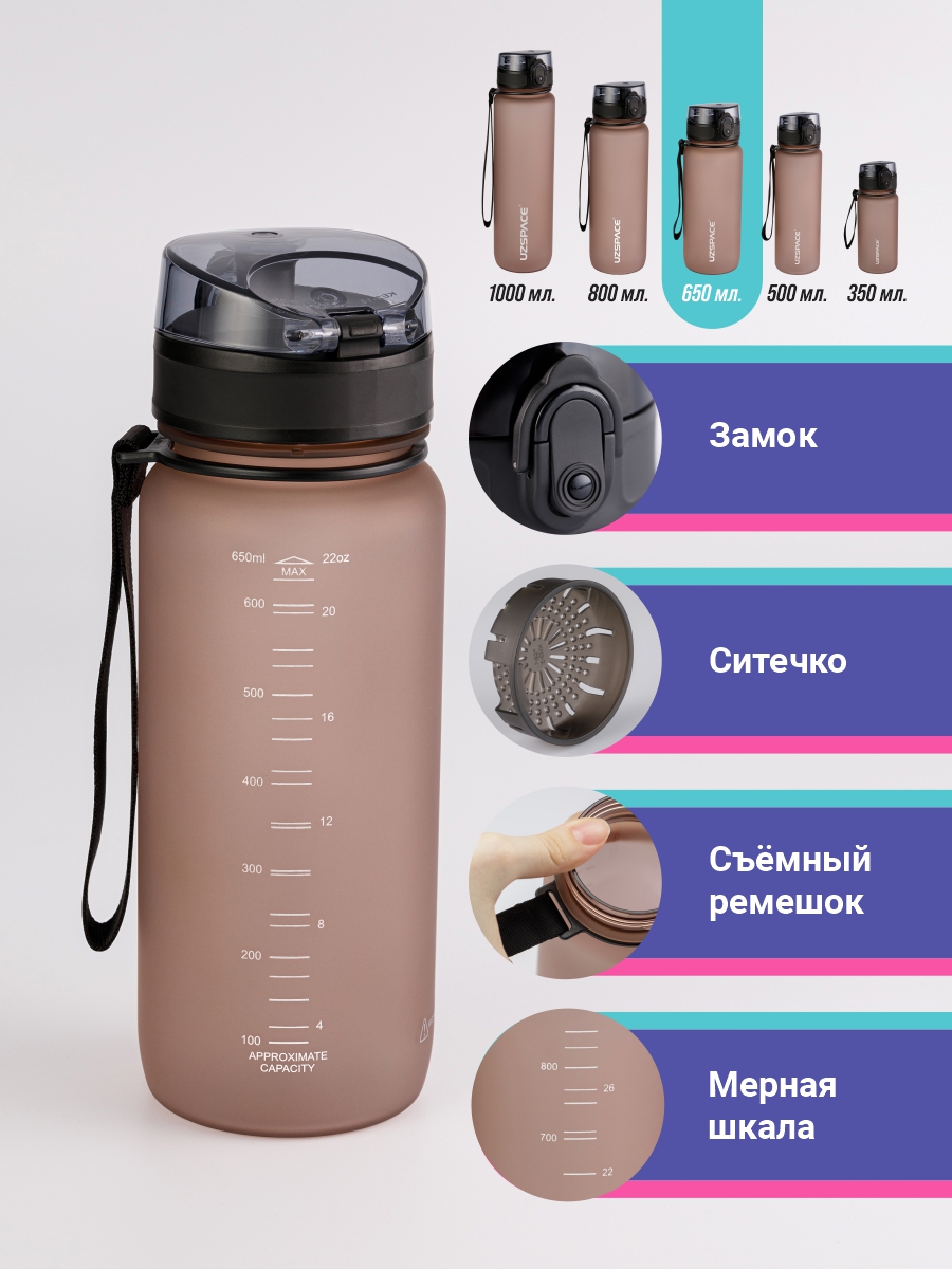 Бутылка UZSPACE 650 мл - фото 5