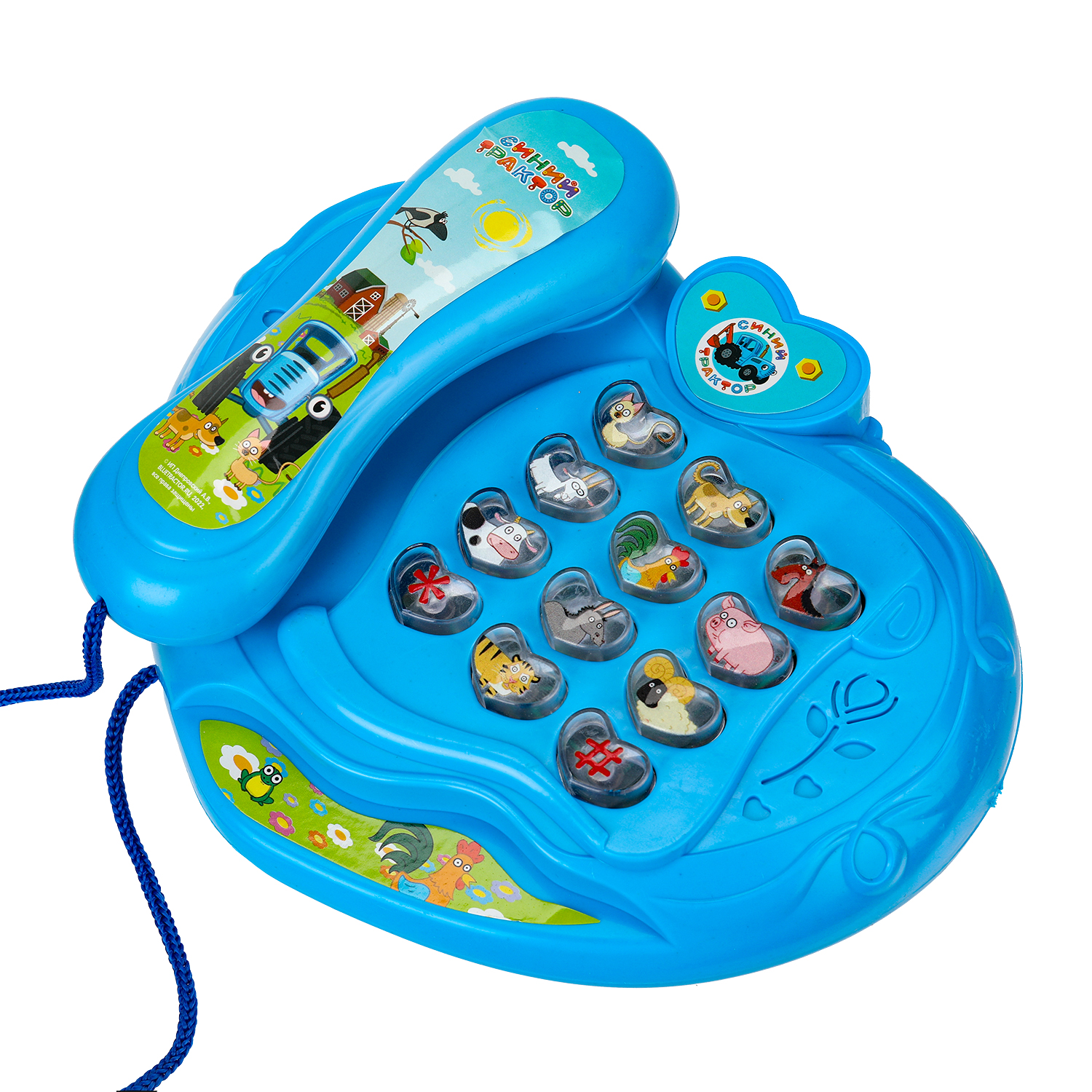 Игрушка УМка телефон Синий трактор Телефончик - фото 2