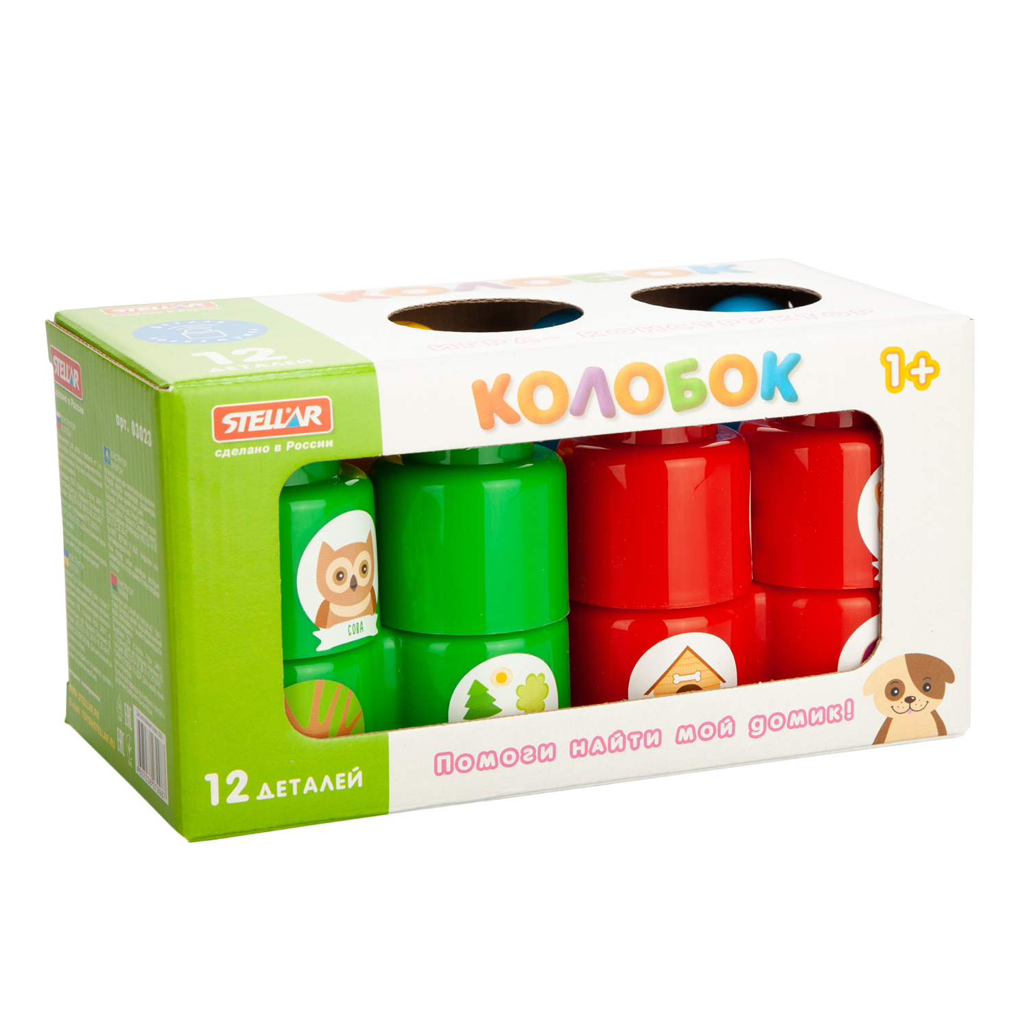 Конструктор Стеллар Колобок Игра блочный - фото 2