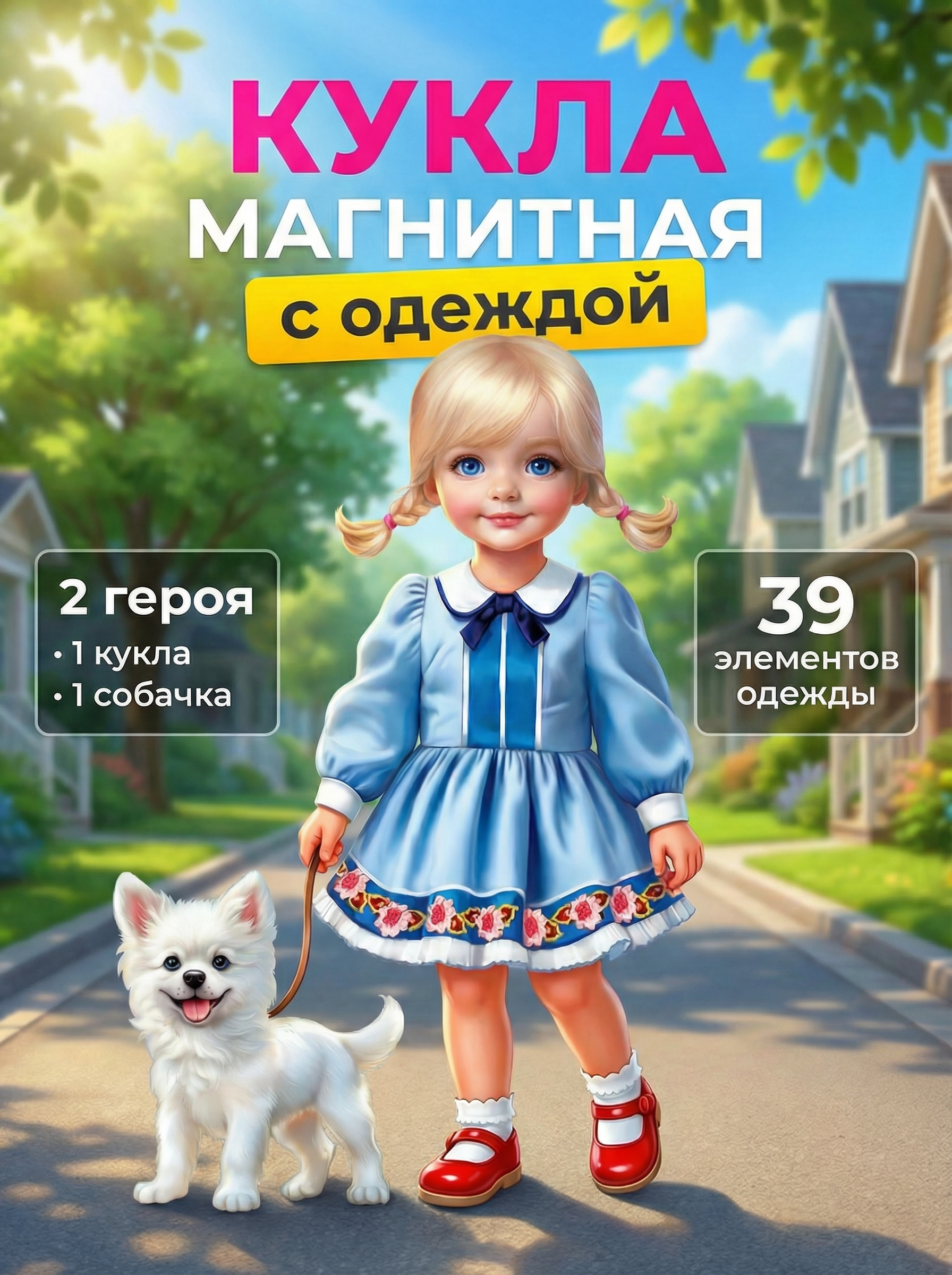 Настольная игра El BascoKids Девочка и собачка - фото 1