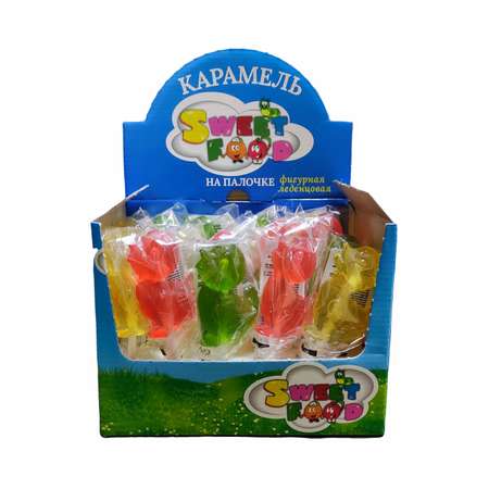 Карамель на палочке Sweet Food Утята 20шт по 35гр