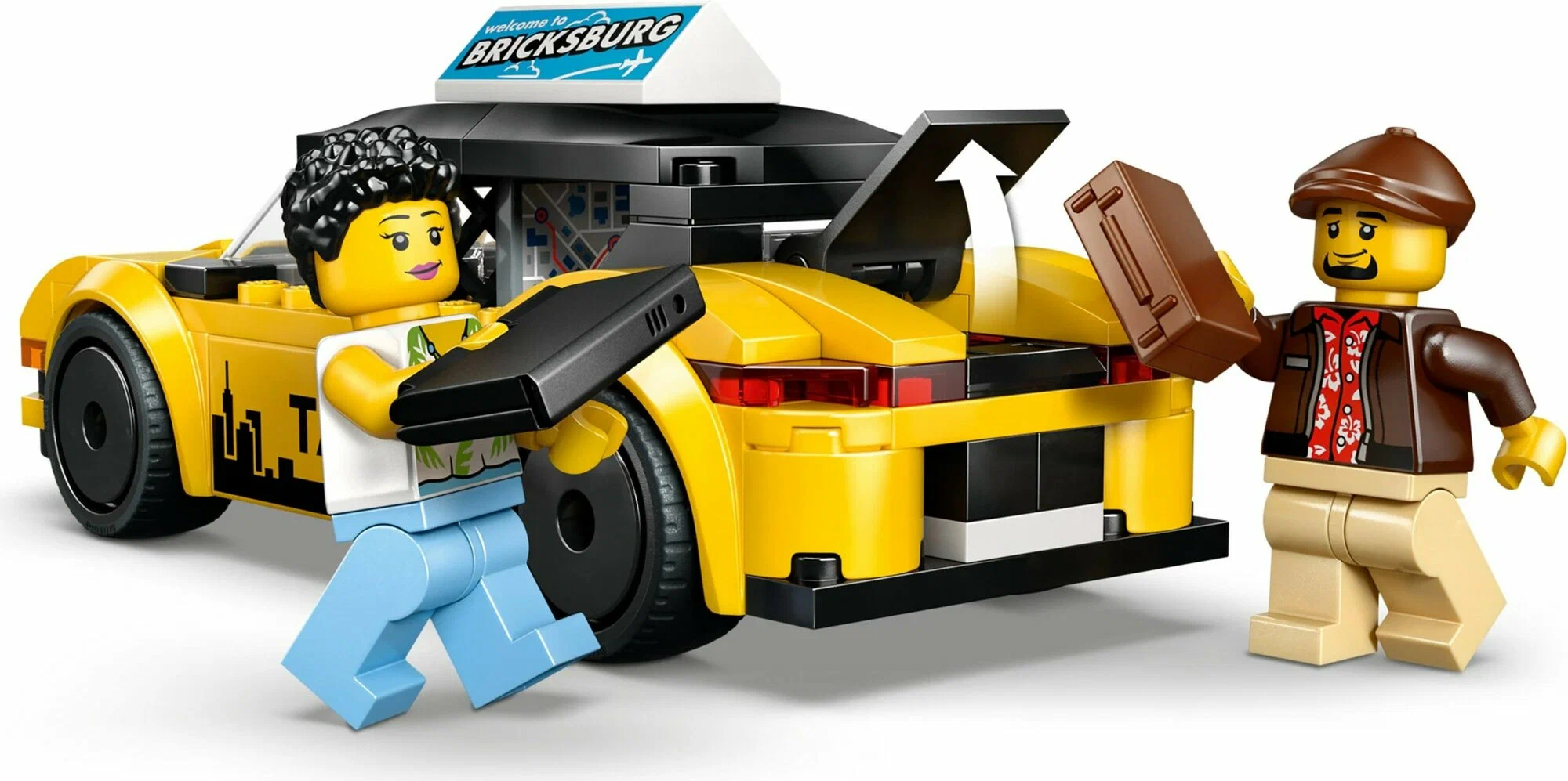 Конструктор LEGO City Желтое такси 60487 122 дет. - фото 2