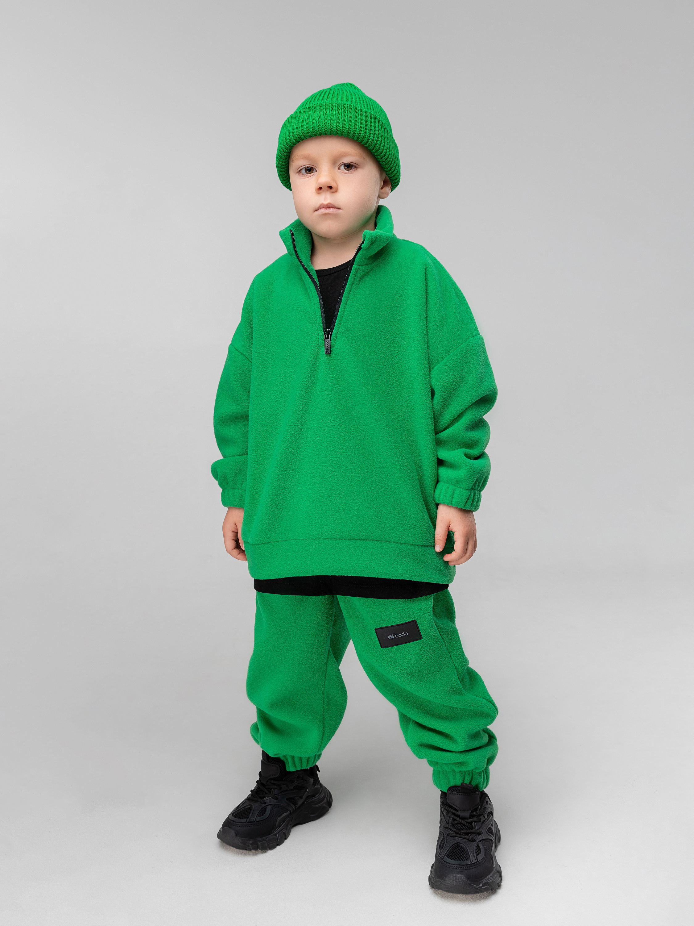 Толстовка и брюки Bodo 11-646MU_зеленый - фото 2