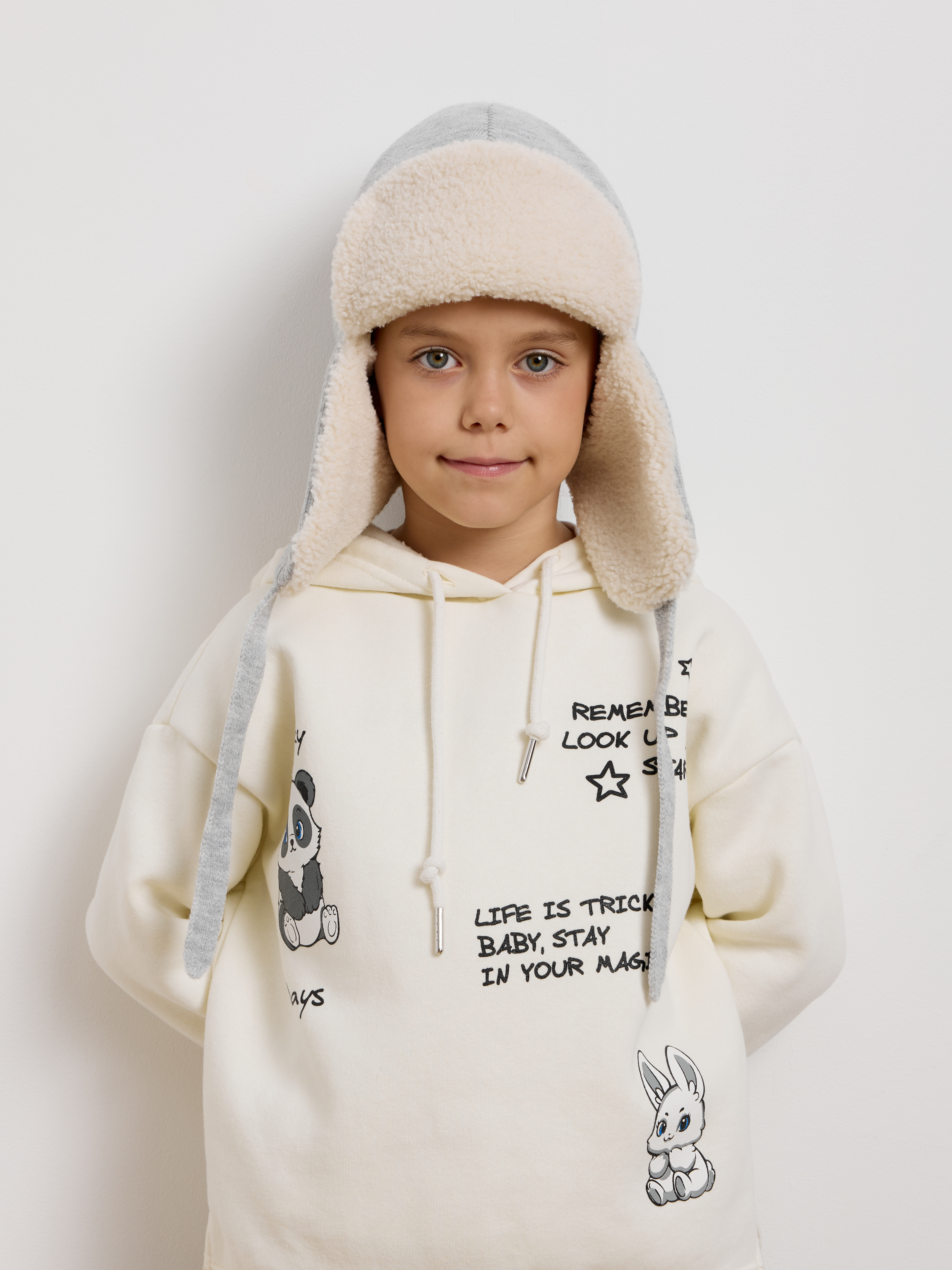 Шапка-ушанка Starkoff Kids Д500904 - фото 15