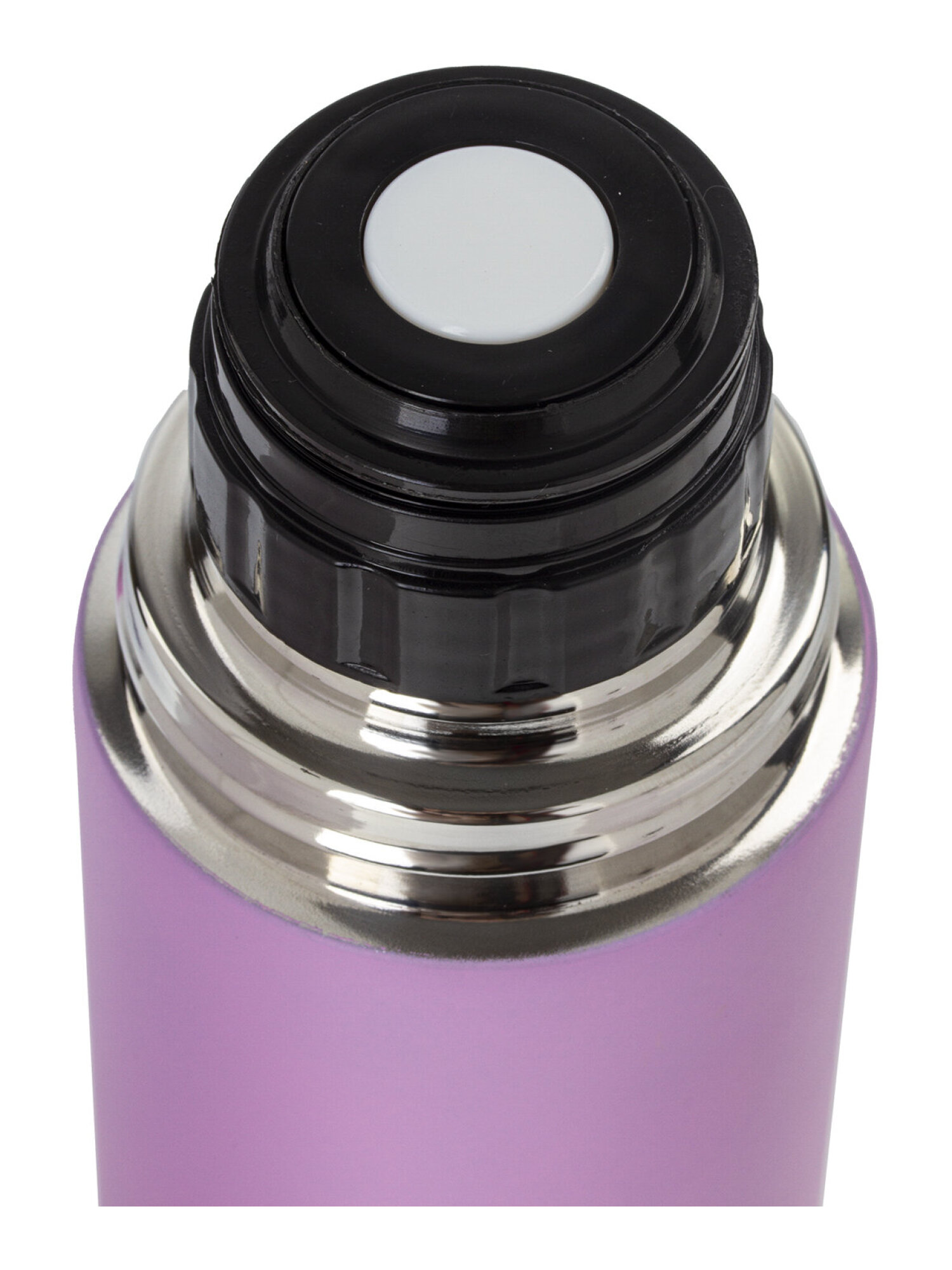 Термос Лайма классический с узким горлом 2 чашки 0.5 л нержавеющая сталь розовый - фото 17