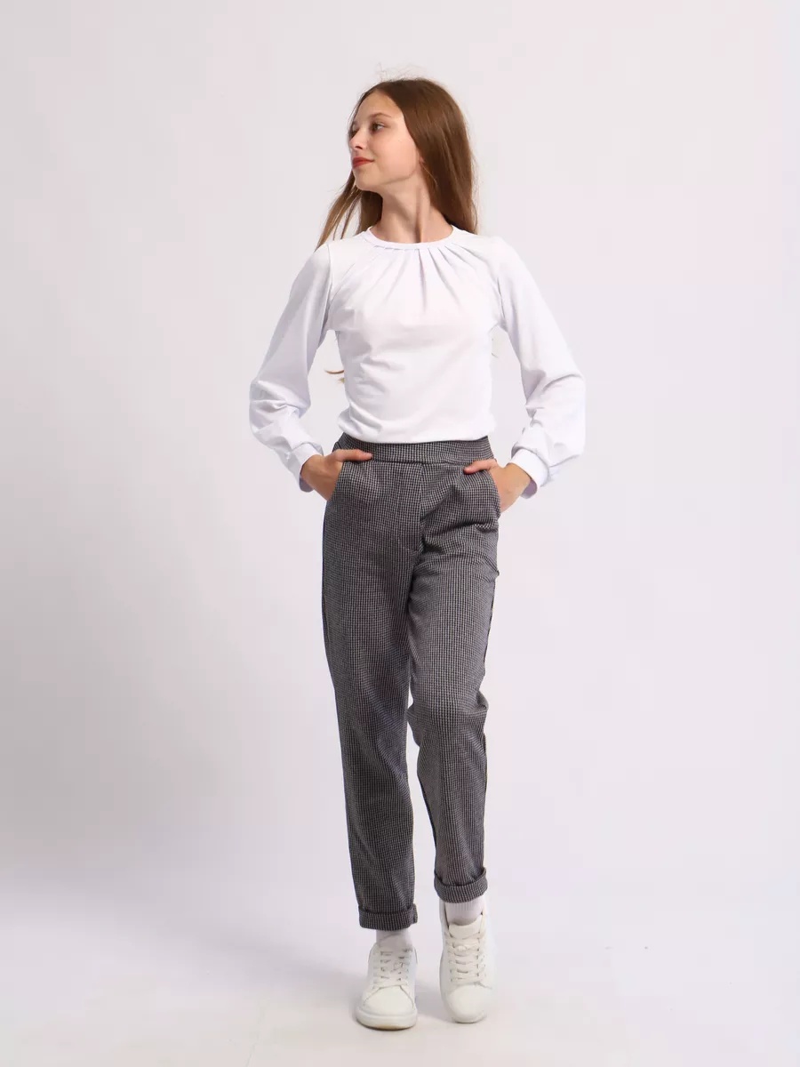 Лонгслив ЛАДОШКИ Лонгслив Амелия белый - фото 5