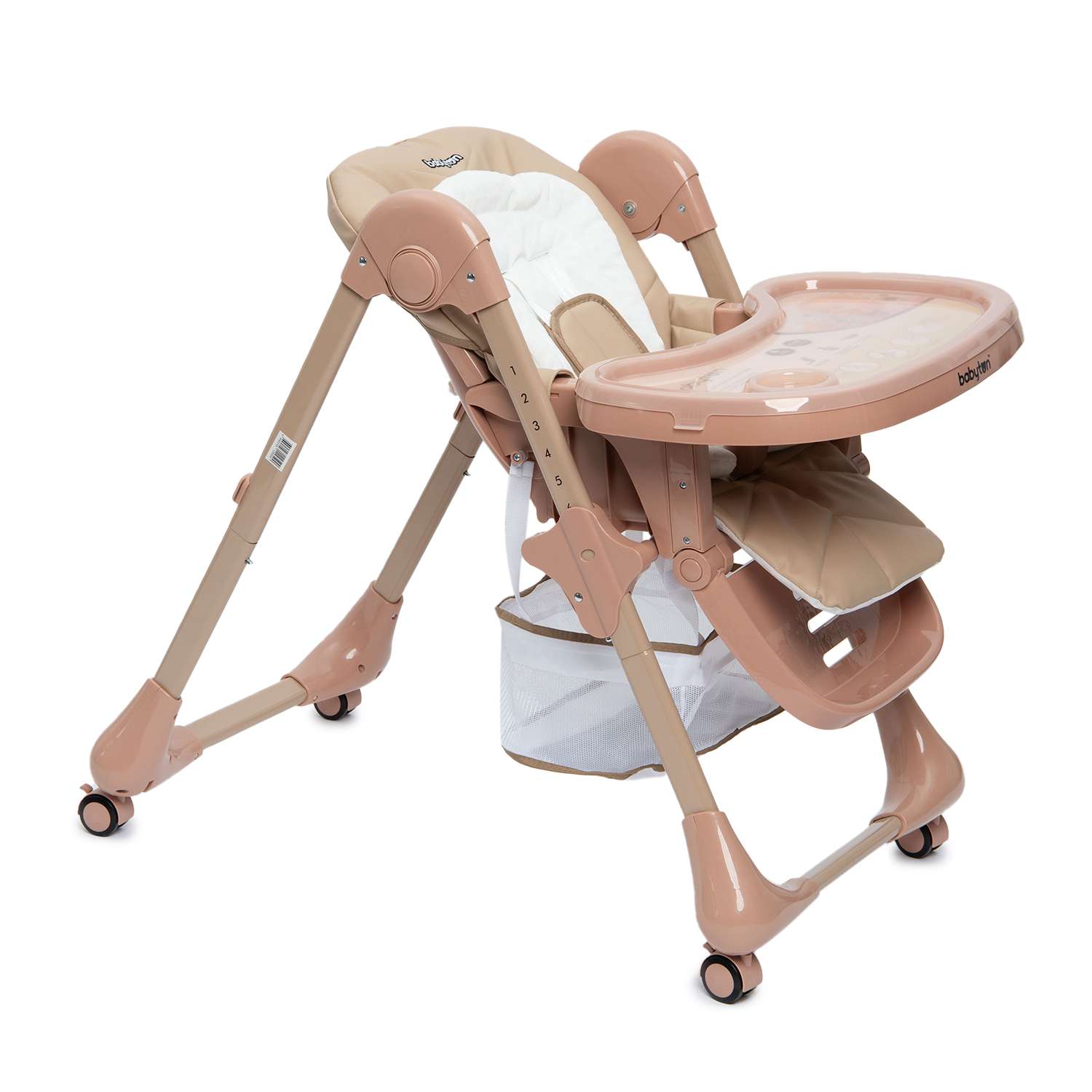 Стульчик для кормления Babyton Optima Eco Beige классический - фото 8