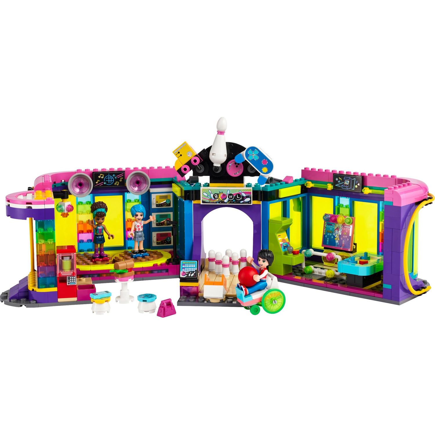 Конструктор LEGO Friends Roller Disco Arcade 642 дет. - фото 2