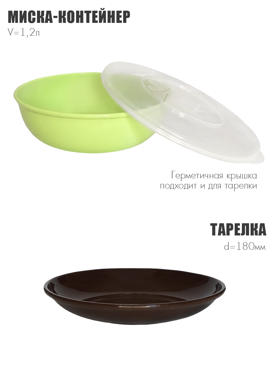 Набор посуды Solaris на 1 персону «Дубайский шоколад» - фото 2