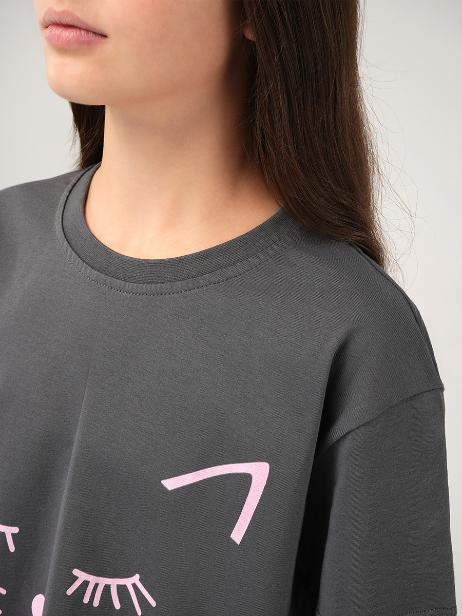 Пижама HappyFox HF8936SPграфит - фото 5