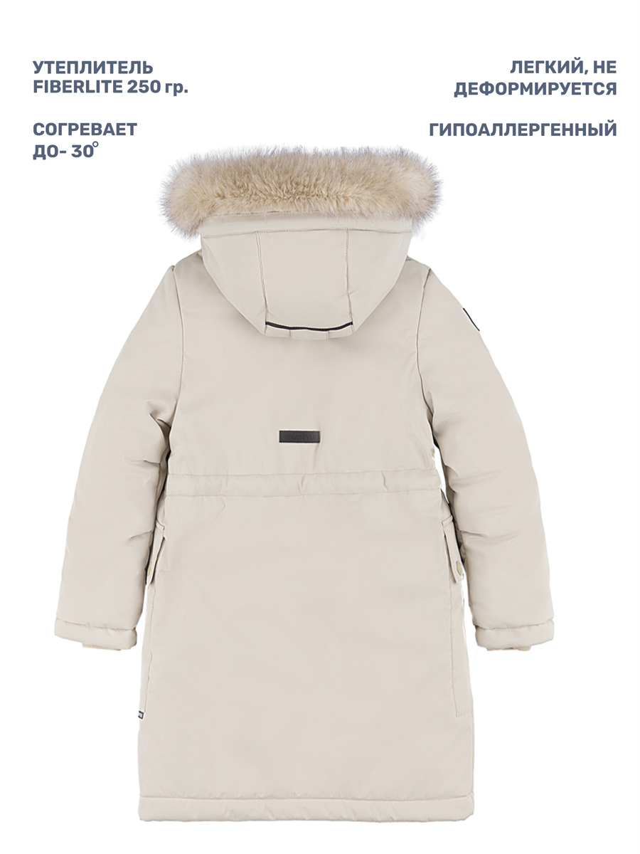 Парка NIKASTYLE 5з4024 беж - фото 5