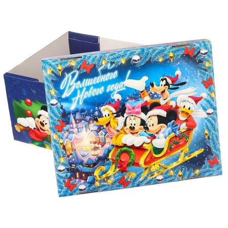 Коробка складная, с крышкой Disney \"Счастья и волшебства\", 31 х 25,5 х 16 см