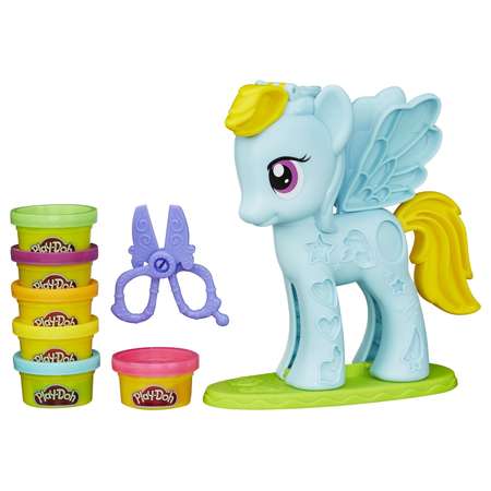 Пластилин Play-Doh Стильный салон Рэйнбоу