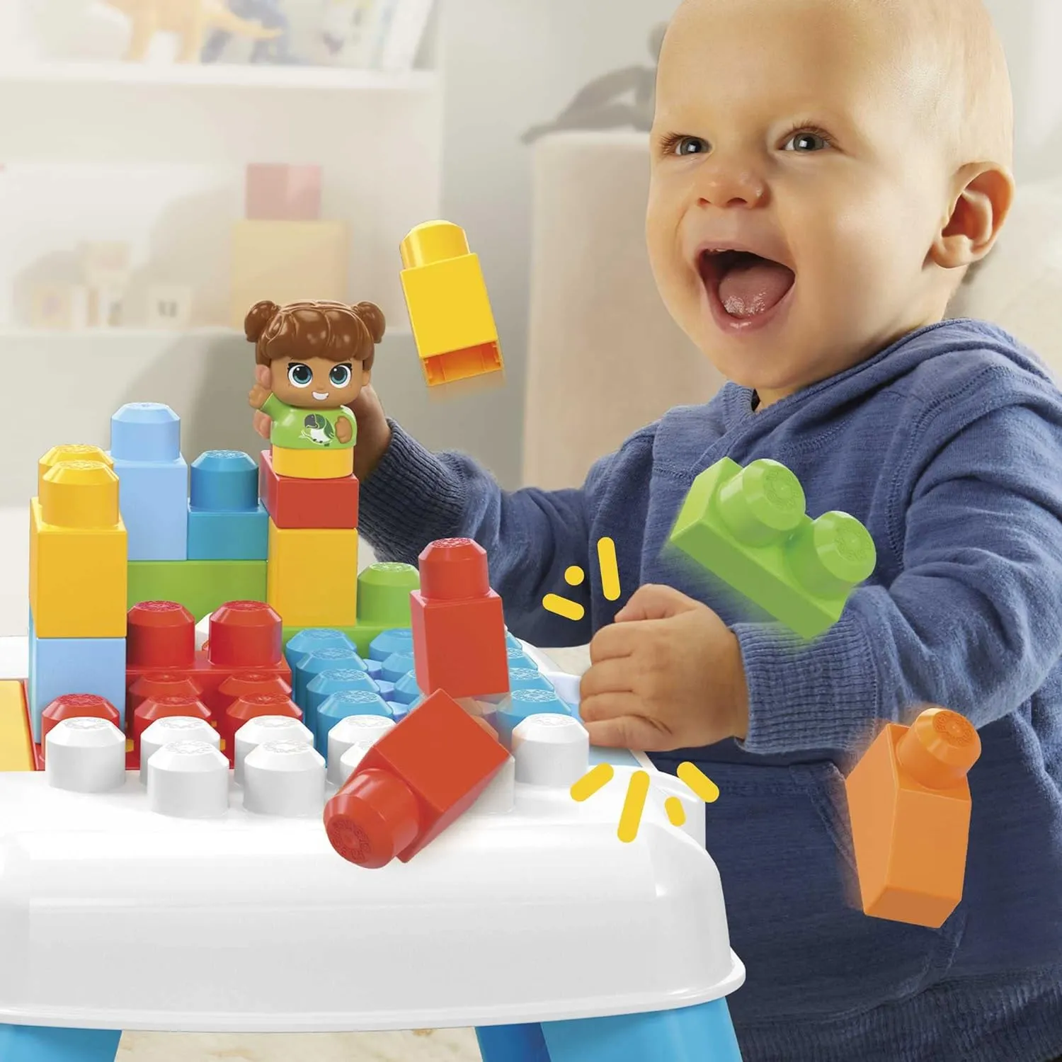 Конструктор Mega Bloks Стол для игр+фигурка 25 дет. - фото 8