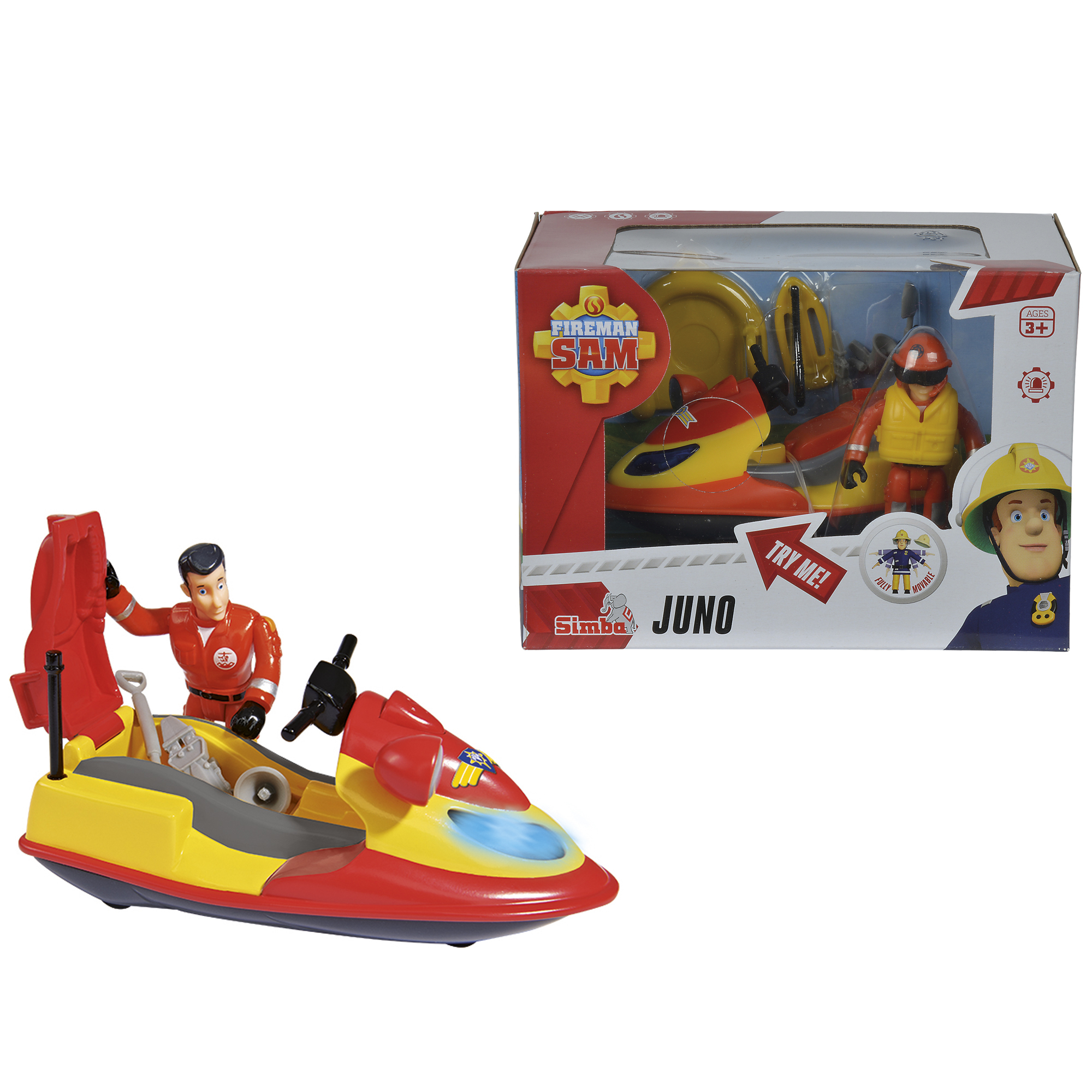 Мотоцикл Fireman Sam Пожарный Сэм 9251662 - фото 1