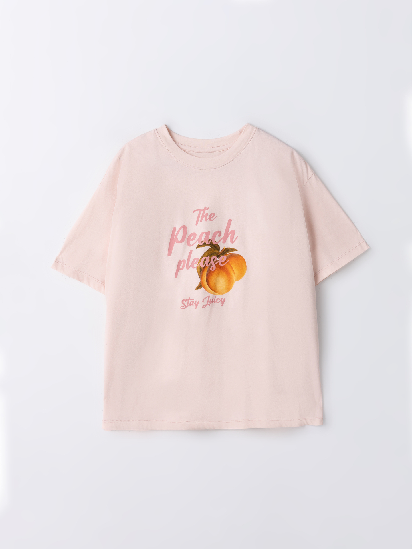 Пижама Mark Formelle (Марк Формэль) 592600/нежно -розовый +персики на н.розовой полоске - фото 6