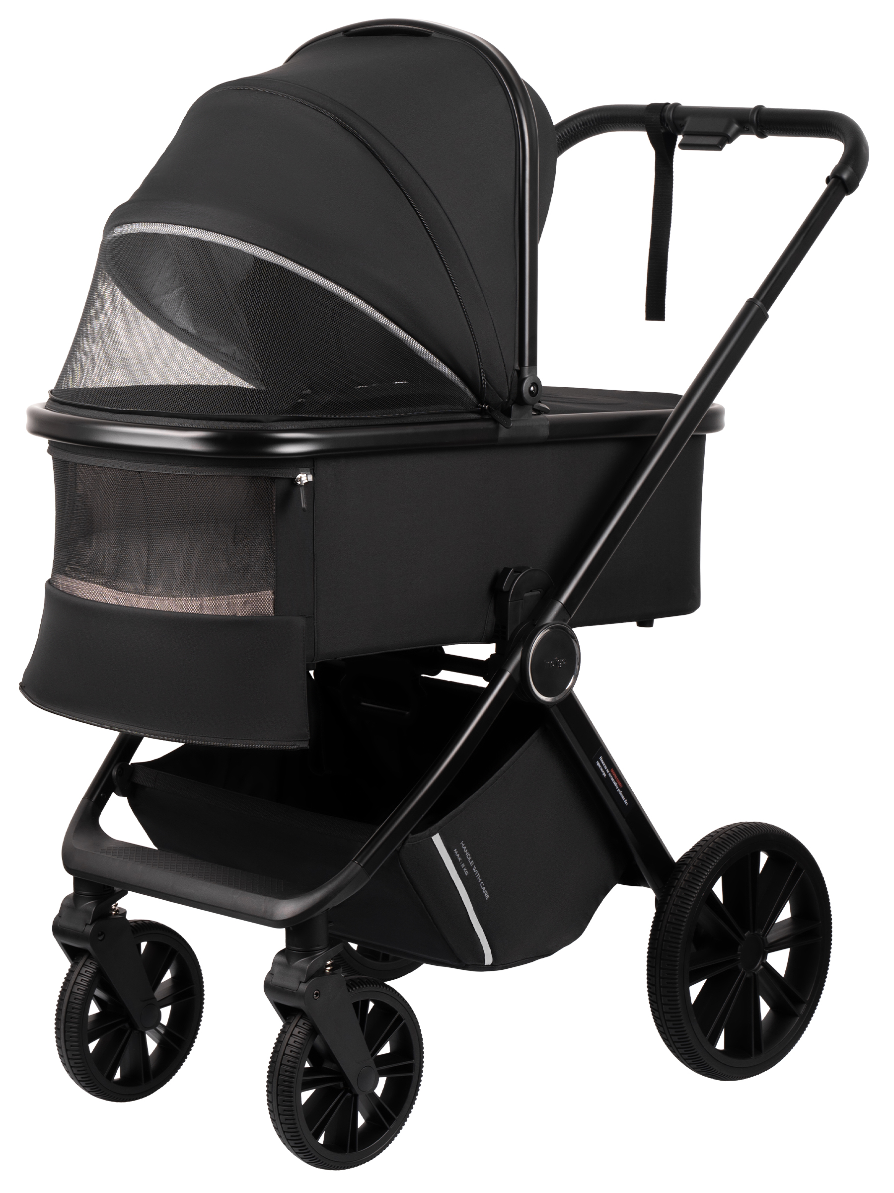 Коляска 3в1 Indigo Sting черный - фото 4