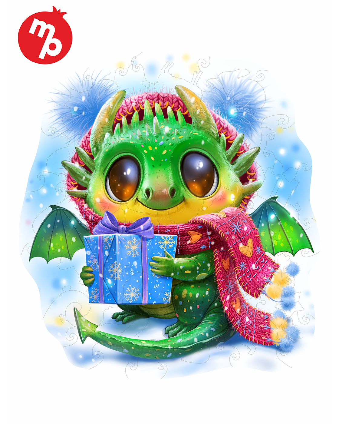 Пазл Melograno puzzle деревянный - фото 6