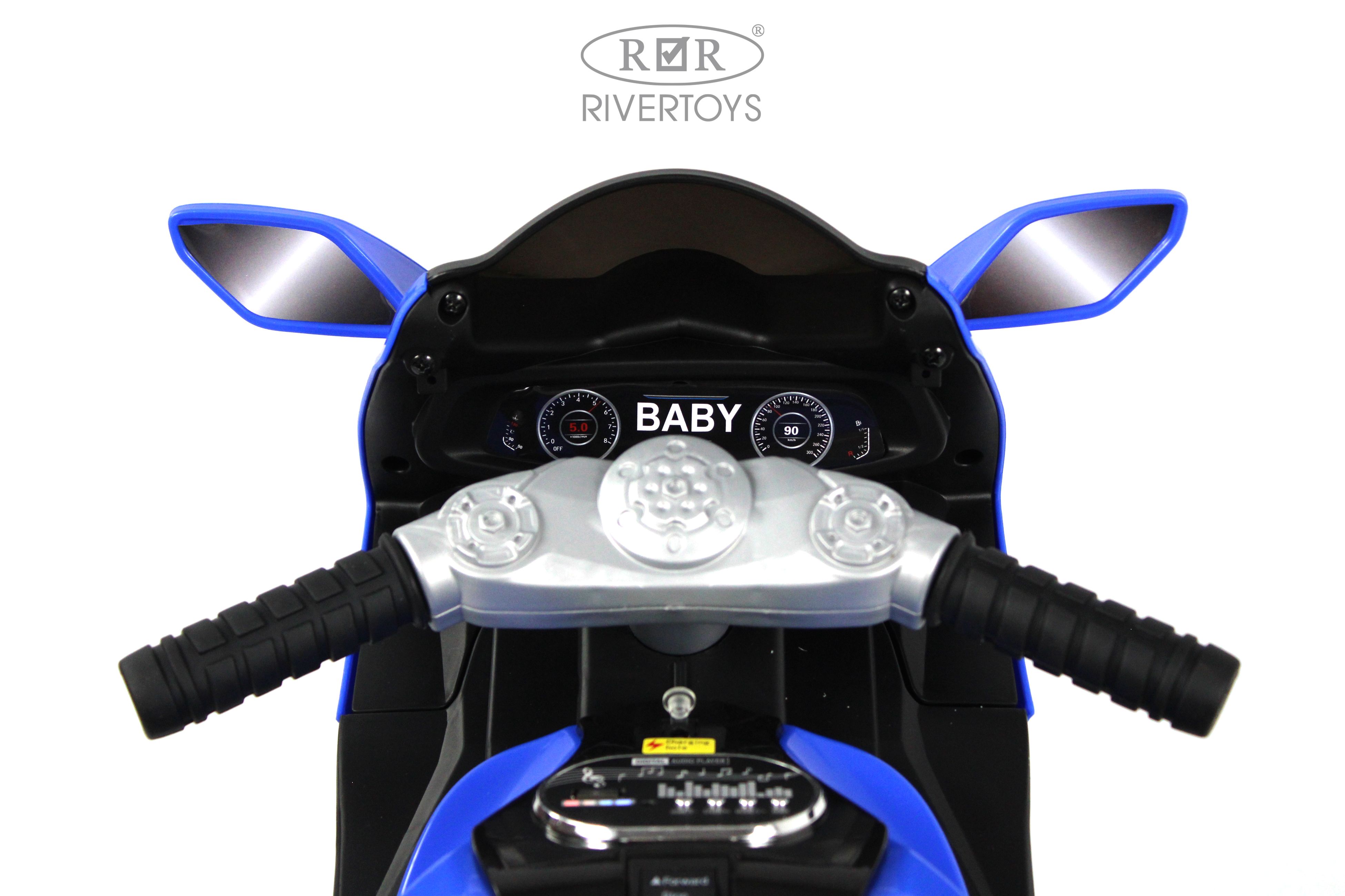 Электромобиль RIVERTOYS K222AM-BLUE - фото 15