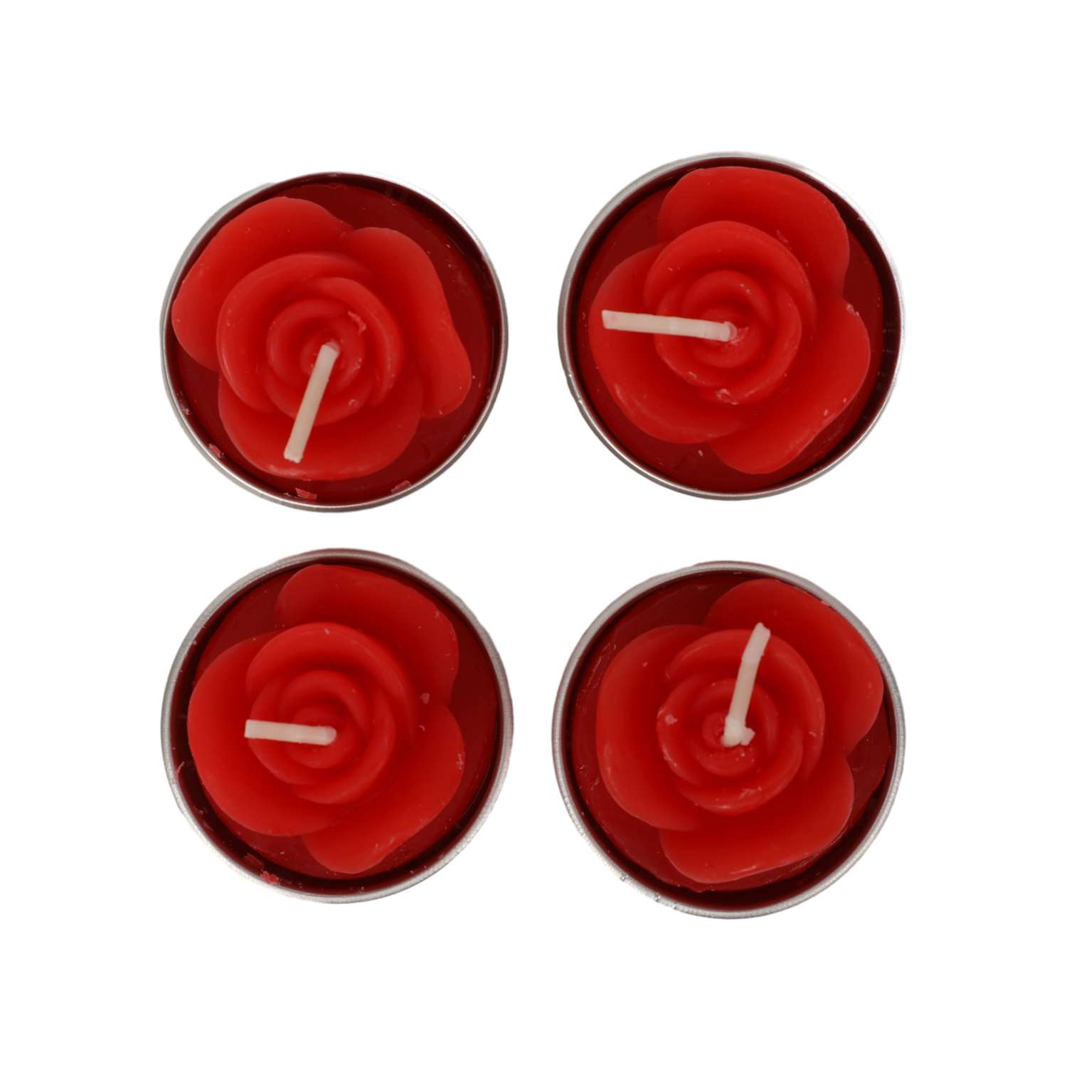 Набор свечей ё Роза 4шт в ассортименте - фото 3