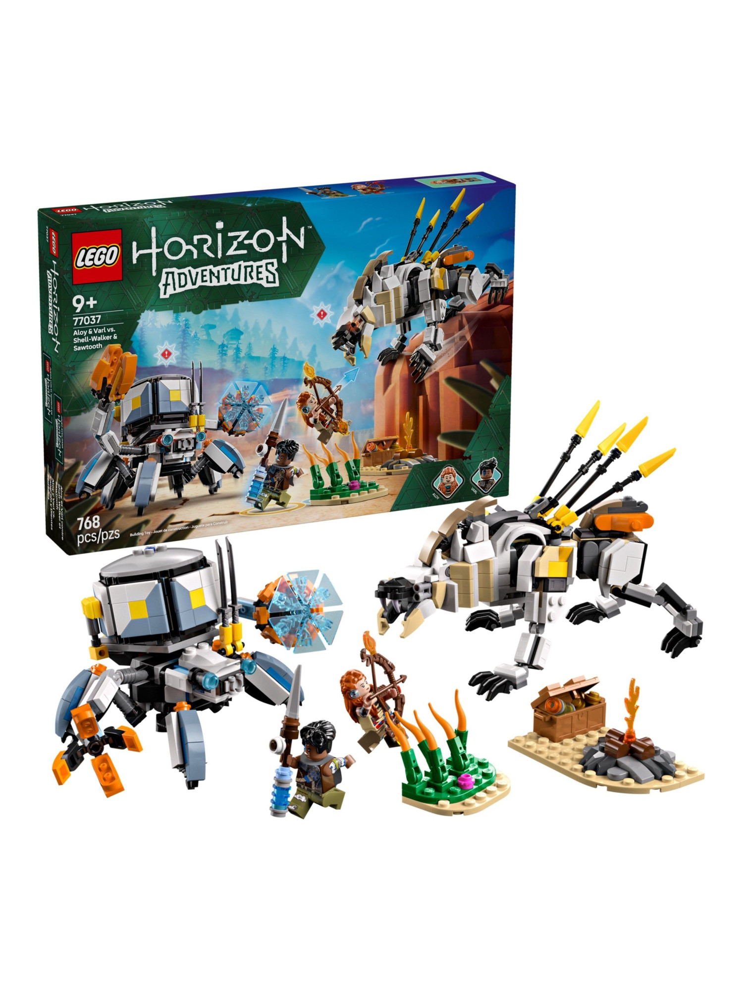 Конструктор LEGO Horizon Adventures Элой и Варл 768 дет. - фото 3