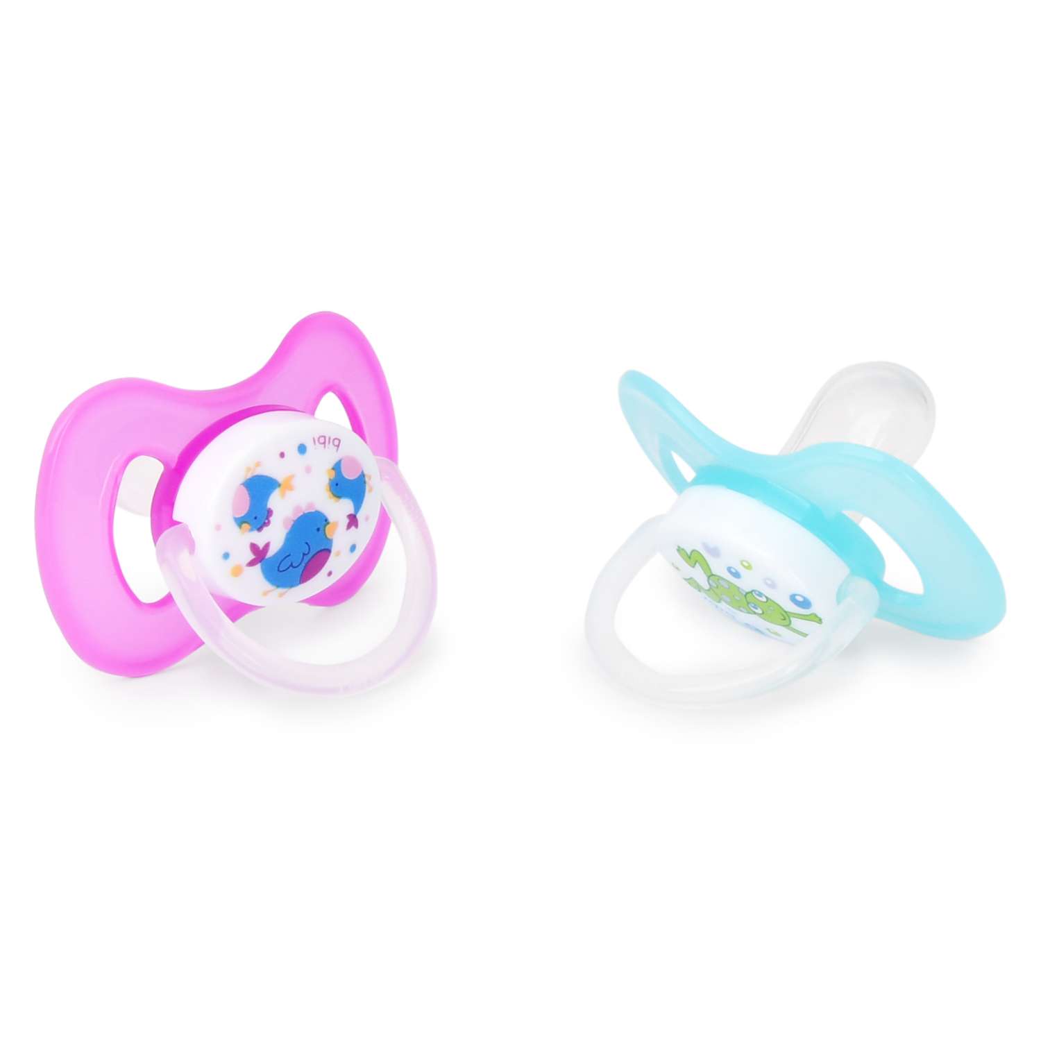 Пустышка Bibi Natural силикон 0-6 мес BasicCare Коллекция №2 в ассортименте - фото 4
