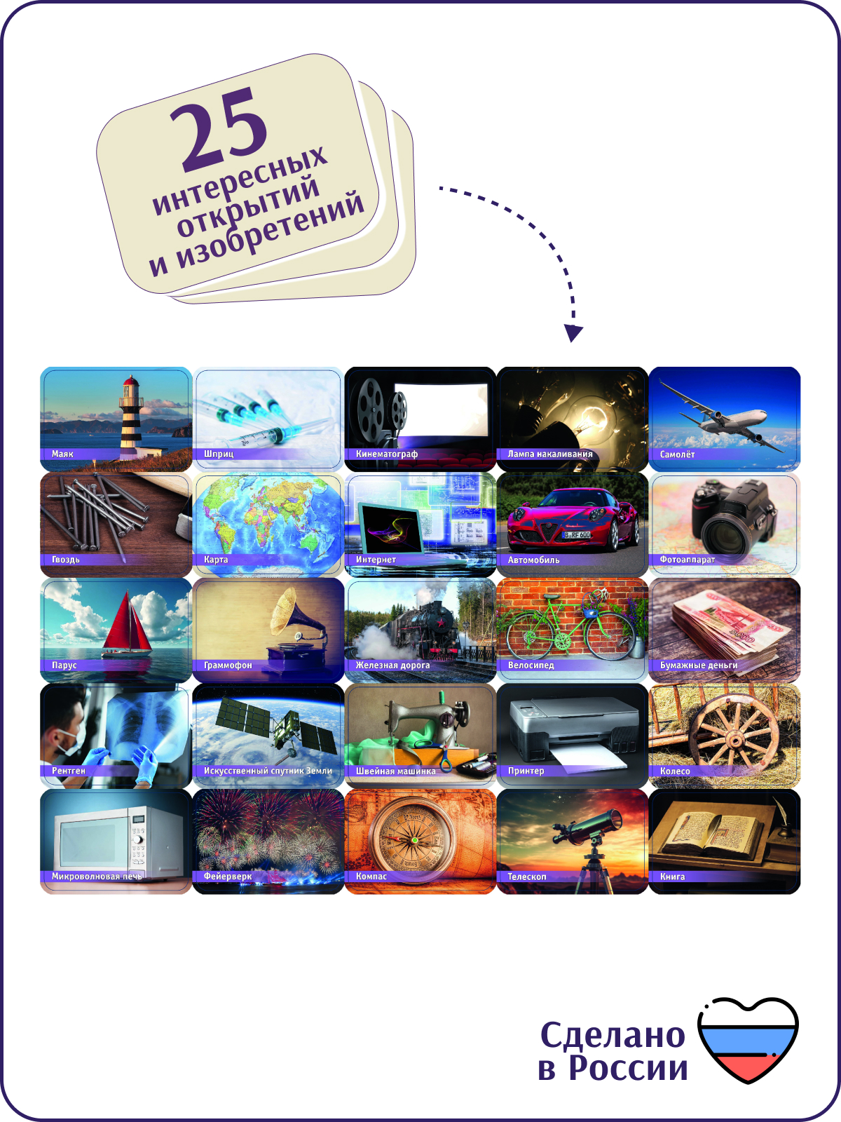 Настольная игра Alex Games Мемо Открытия и изобретения - фото 2