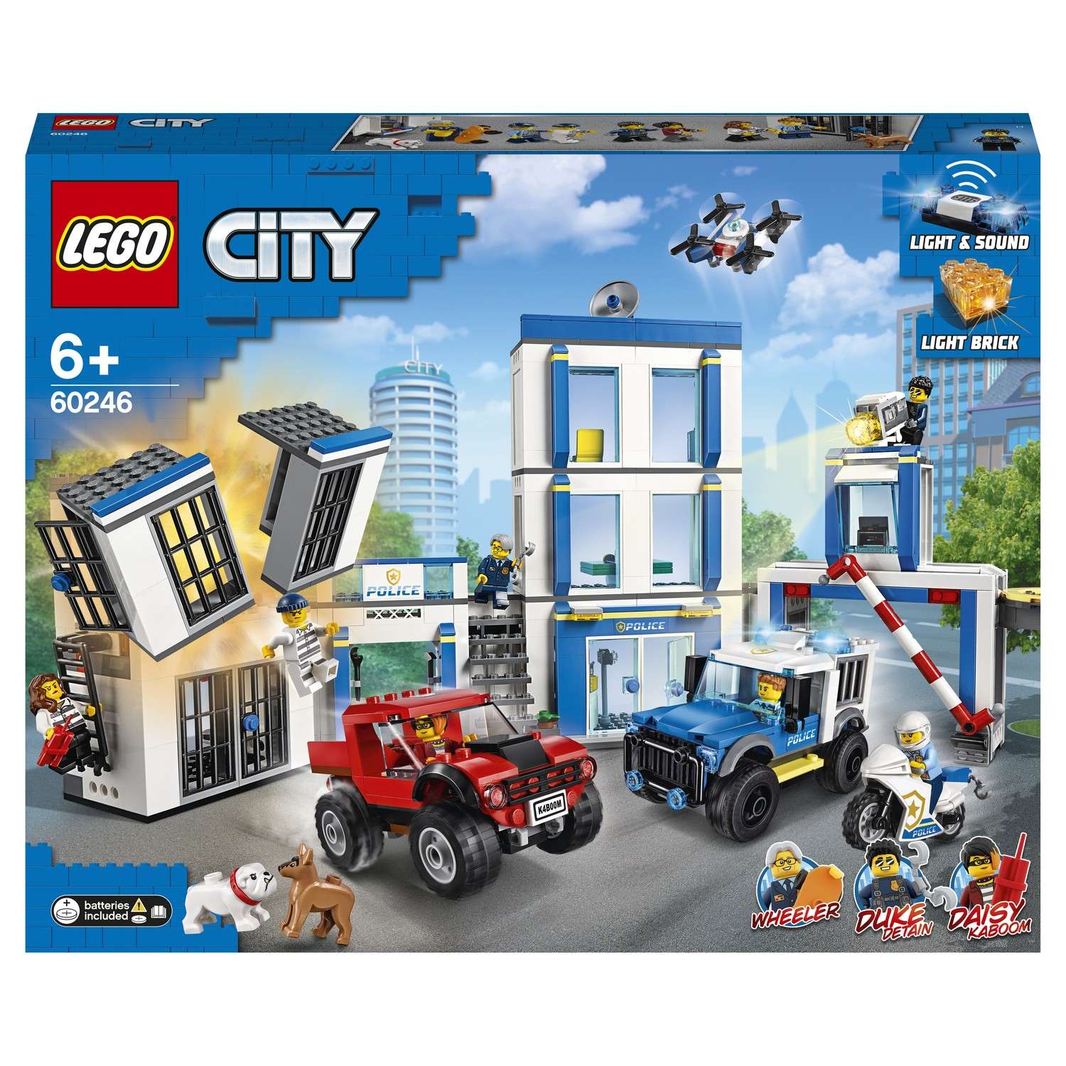 Конструктор LEGO City Police Полицейский участок блочный - фото 2