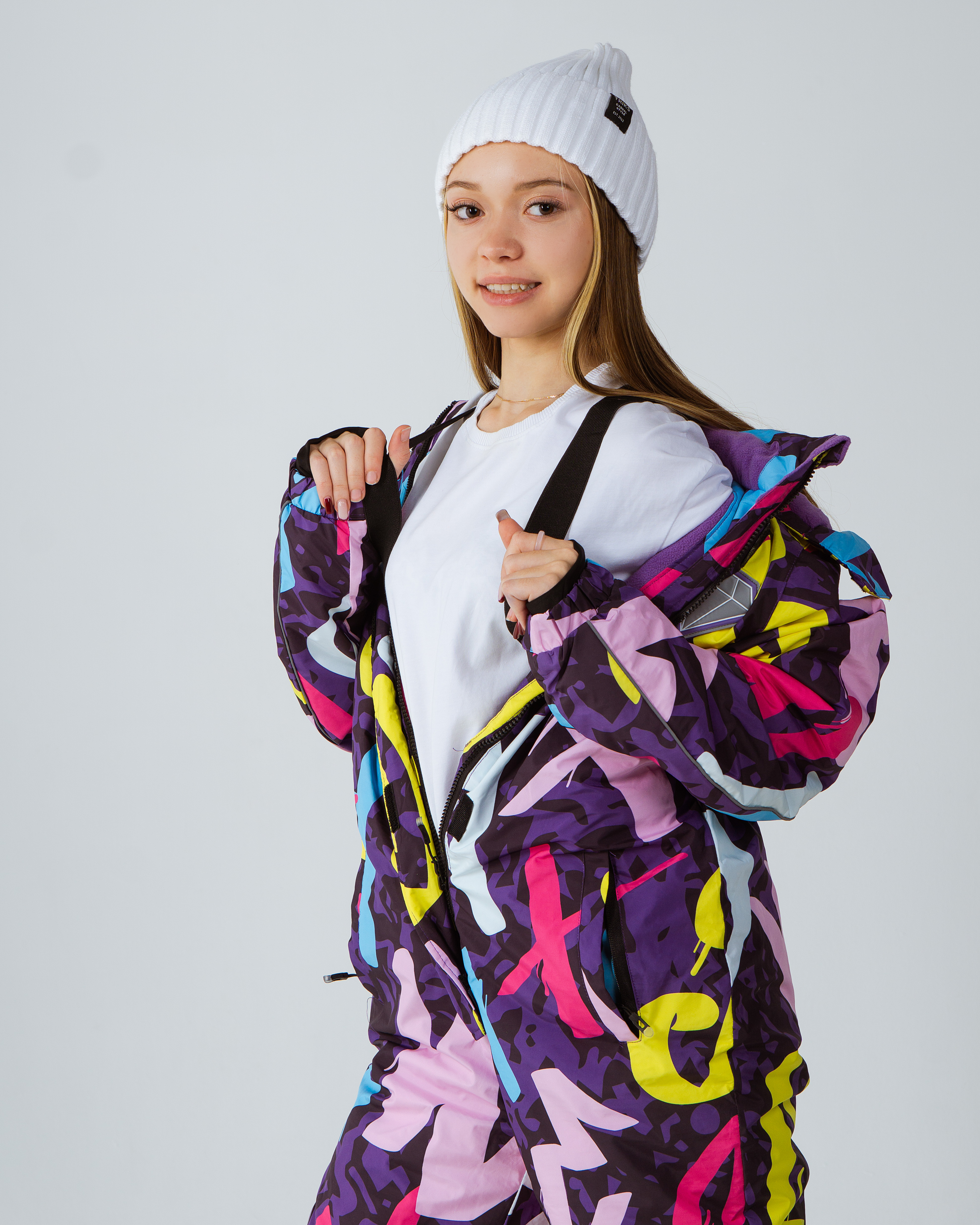 Комбинезон Saimaa GLO-10 фиолетово-розовый - фото 4