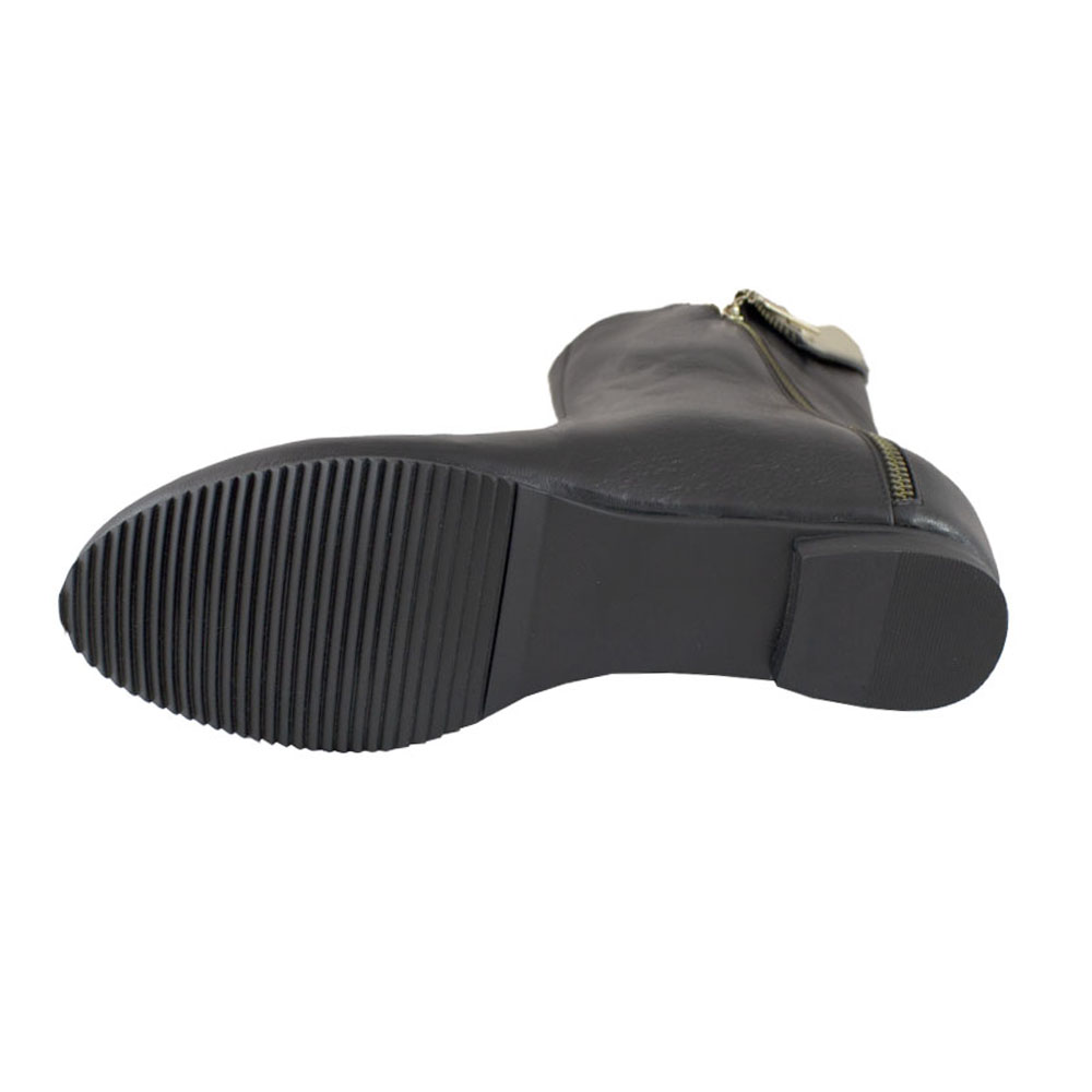 Полусапоги Europen LK6694-745-795-SV EUROPEN Полусапоги женские,черный кожа - фото 4