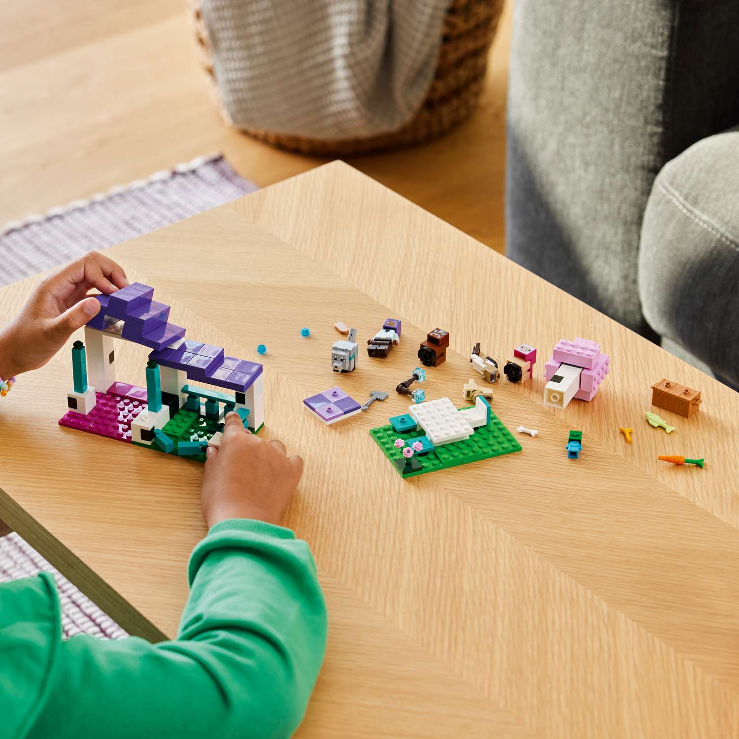 Конструктор LEGO Minecraft Заповедник для животных 206 дет. - фото 7