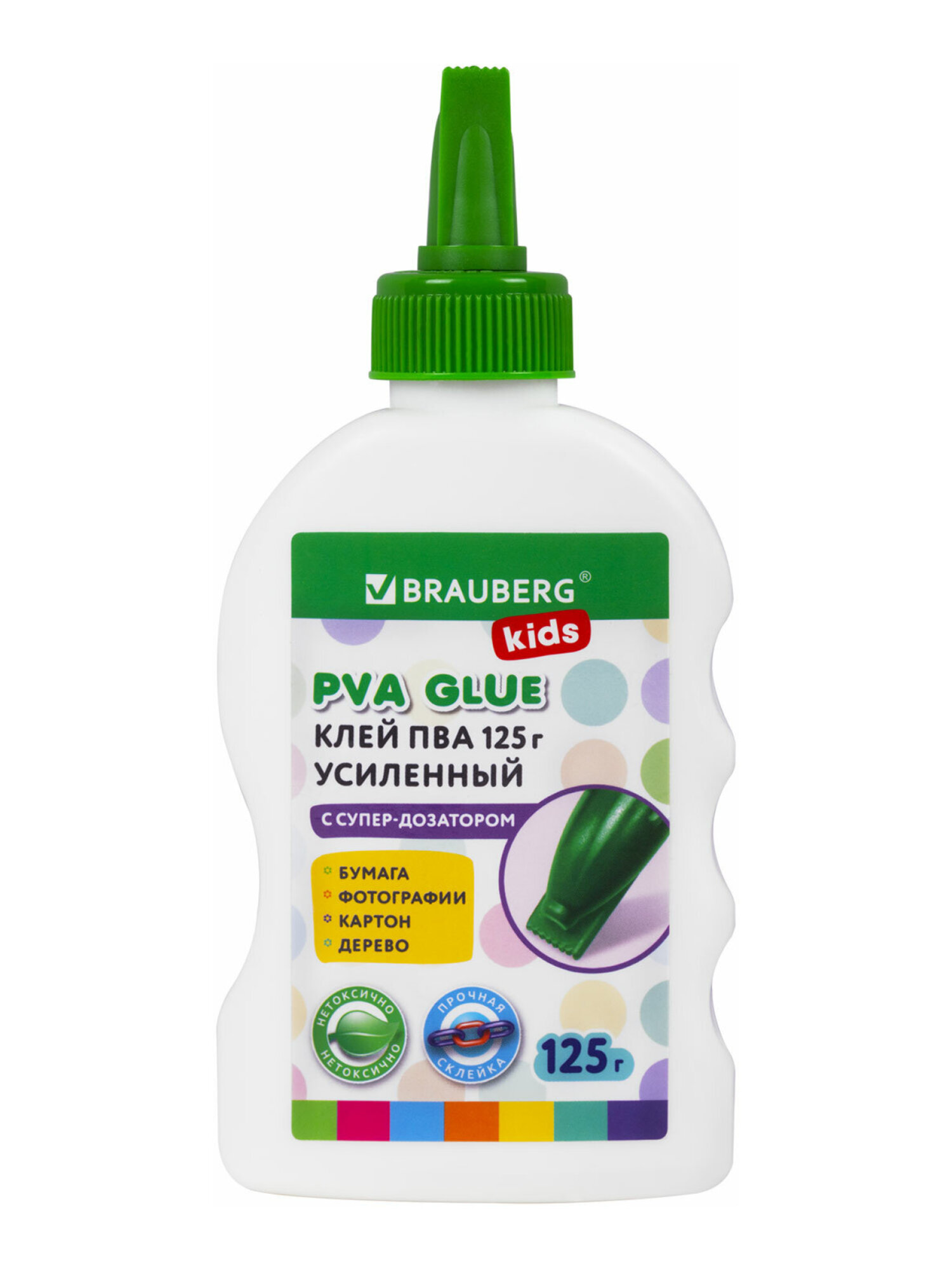 Клей ПВА Brauberg 125 г 1 шт. - фото 2